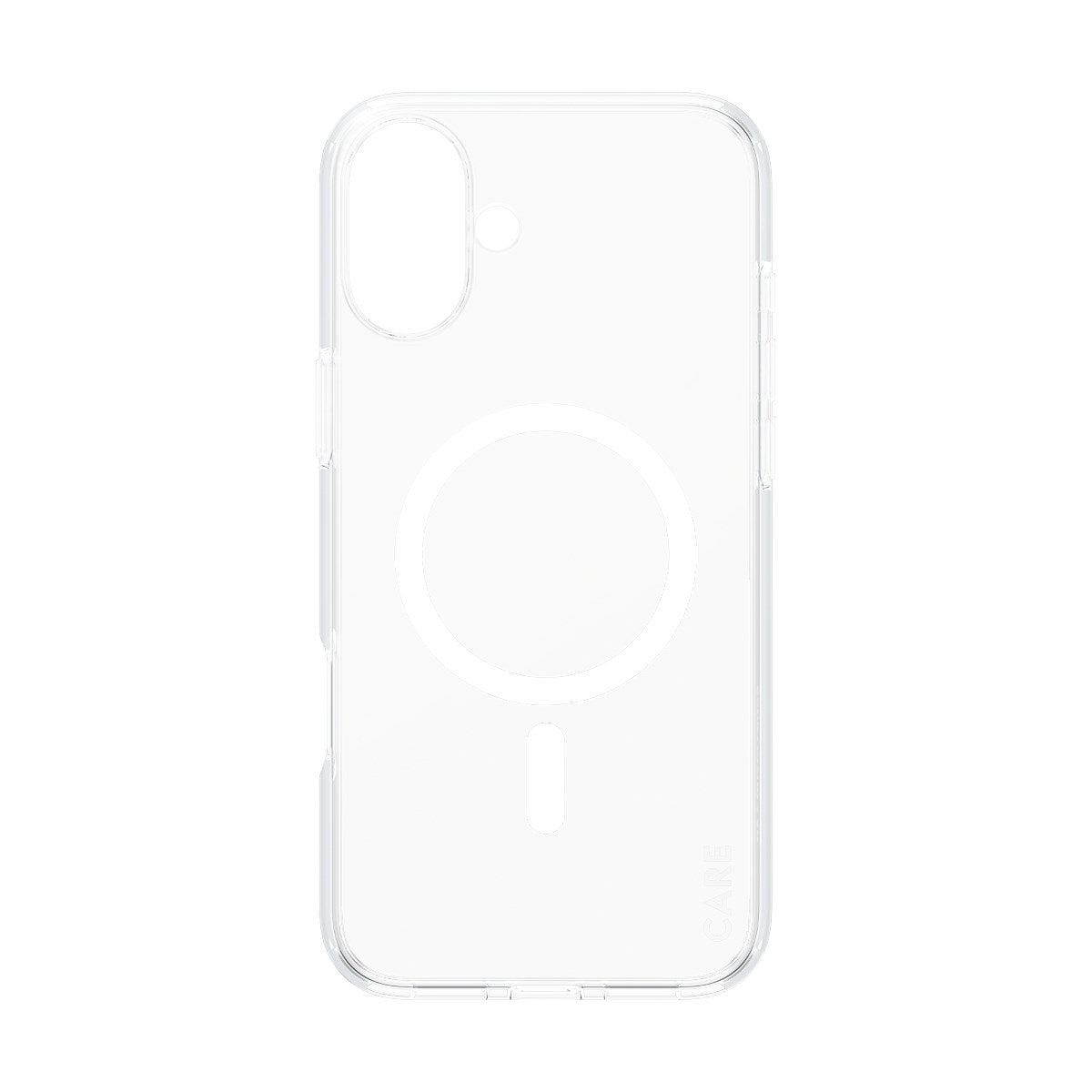CARE by PanzerGlass® Urban Combat Case Transparent w. White MagSafe iPhone 16 Plus