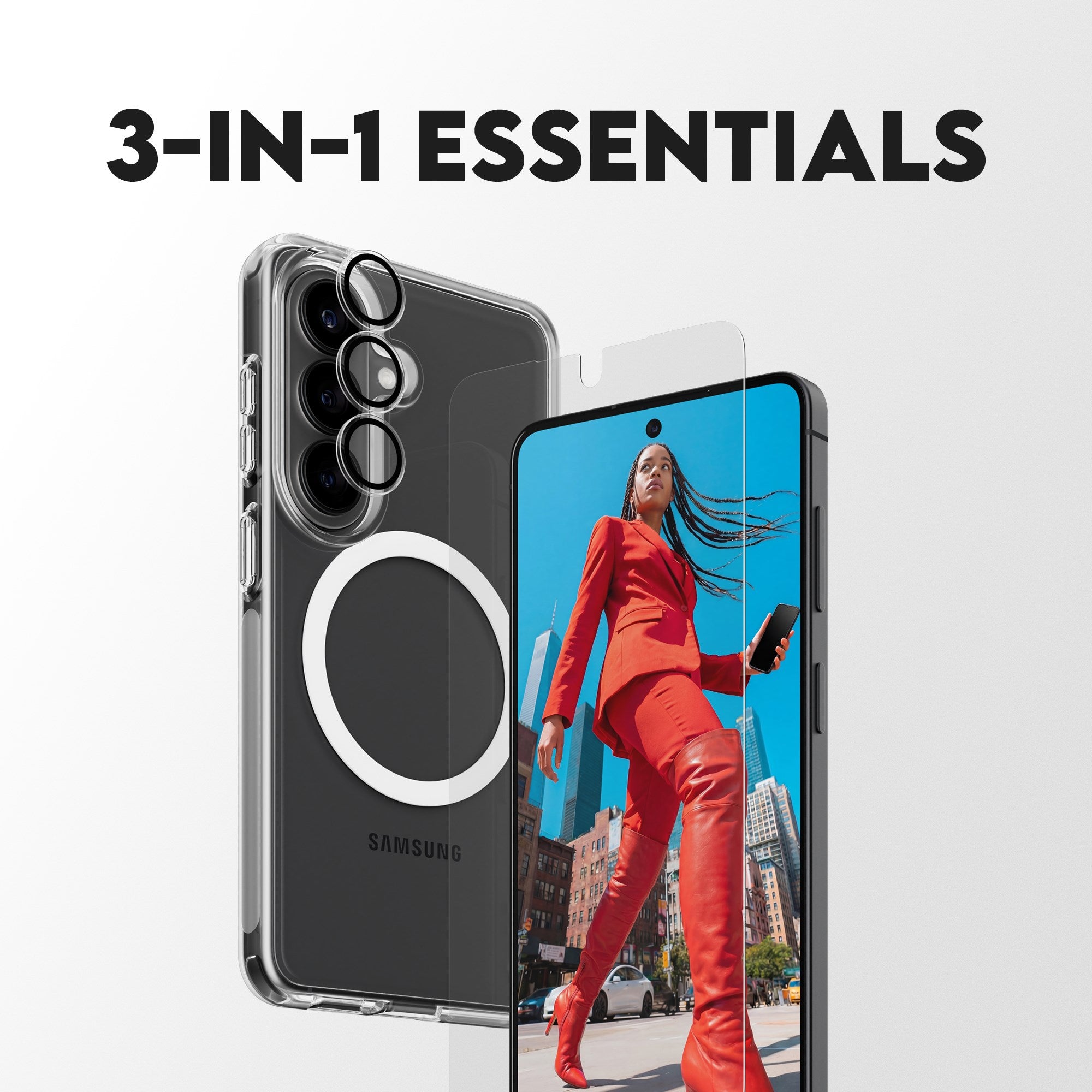 PanzerGlass® | CARE™ by PanzerGlass® 3-in-1 Bundle Samsung Galaxy S26