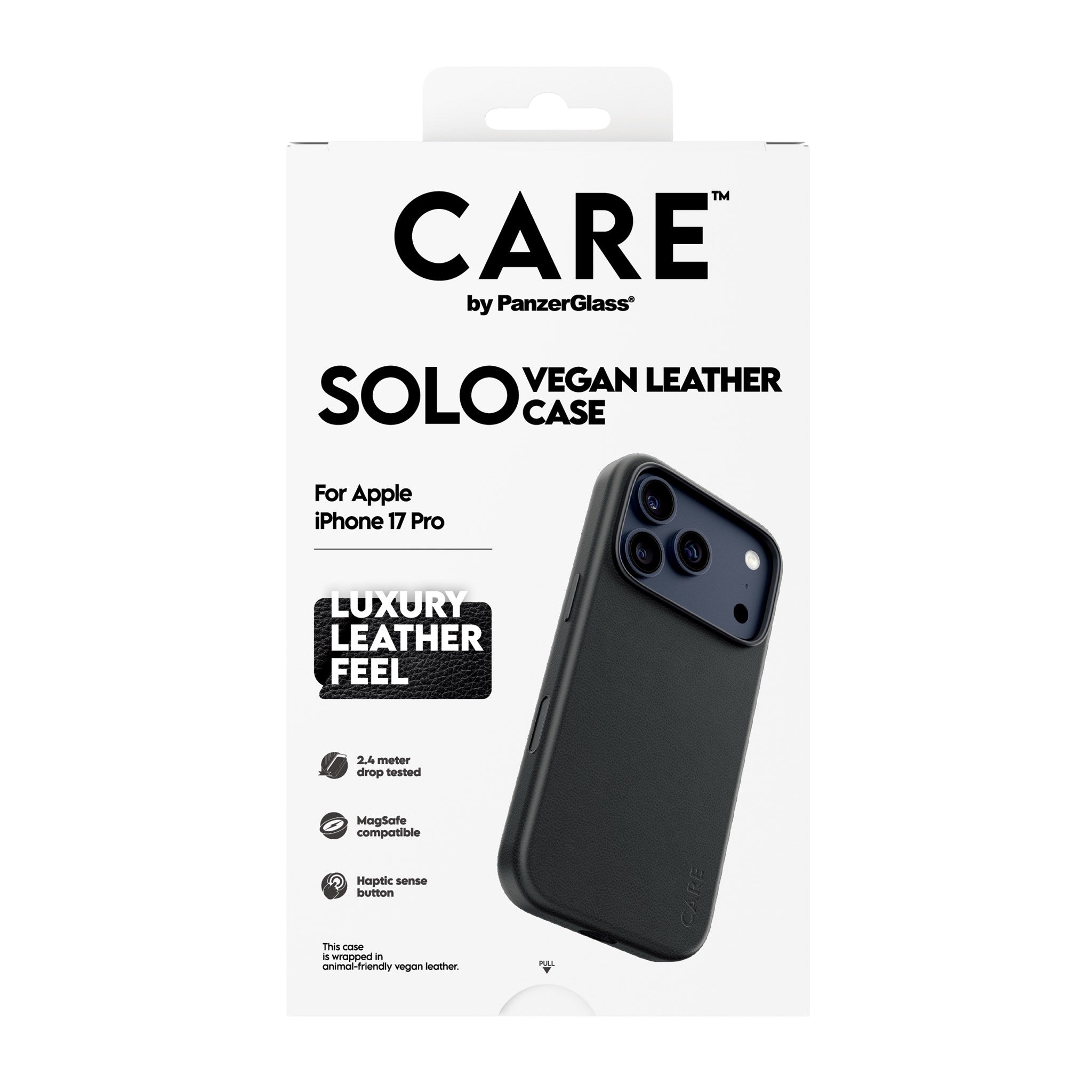 CARE™ by PanzerGlass® Solo Case Black iPhone 17 Pro