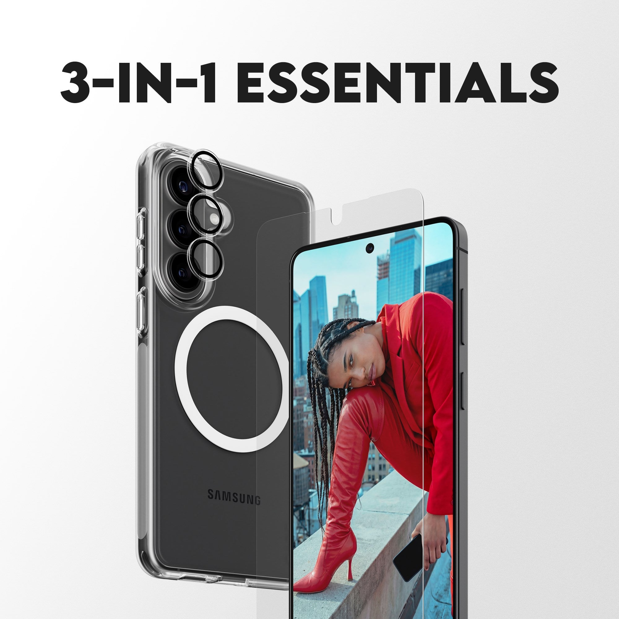 PanzerGlass® | CARE™ by PanzerGlass® 3-in-1 Bundle Samsung Galaxy S26+