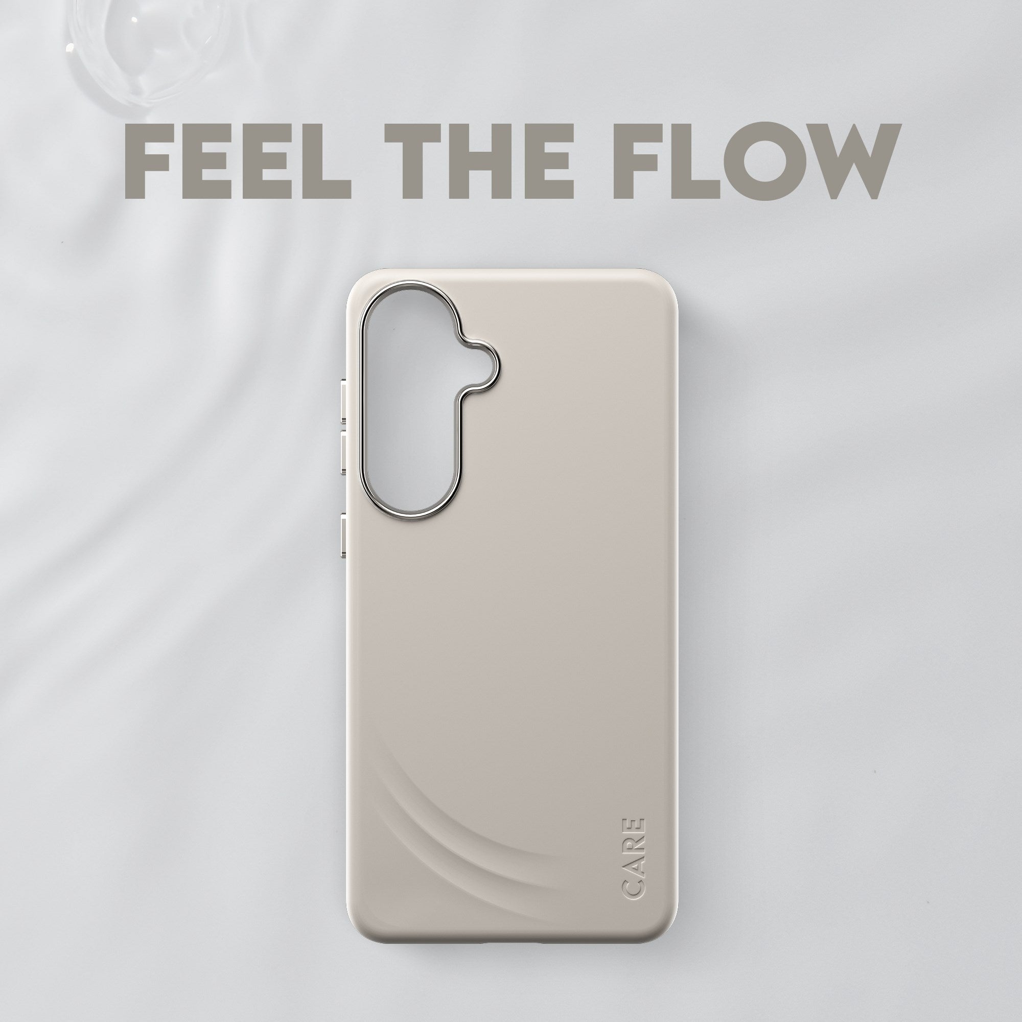 CARE™ by PanzerGlass® Flow Case Vanilla w. Qi Samsung Galaxy S26+