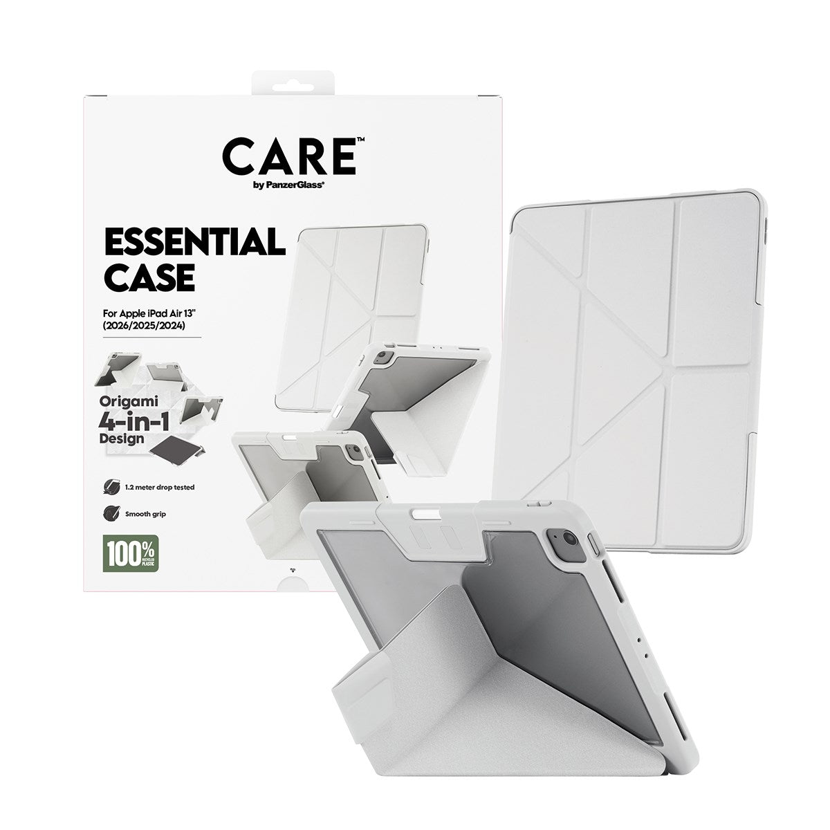 CARE™ by PanzerGlass®™ by PanzerGlass Essential Case Light Grey iPad Air 13