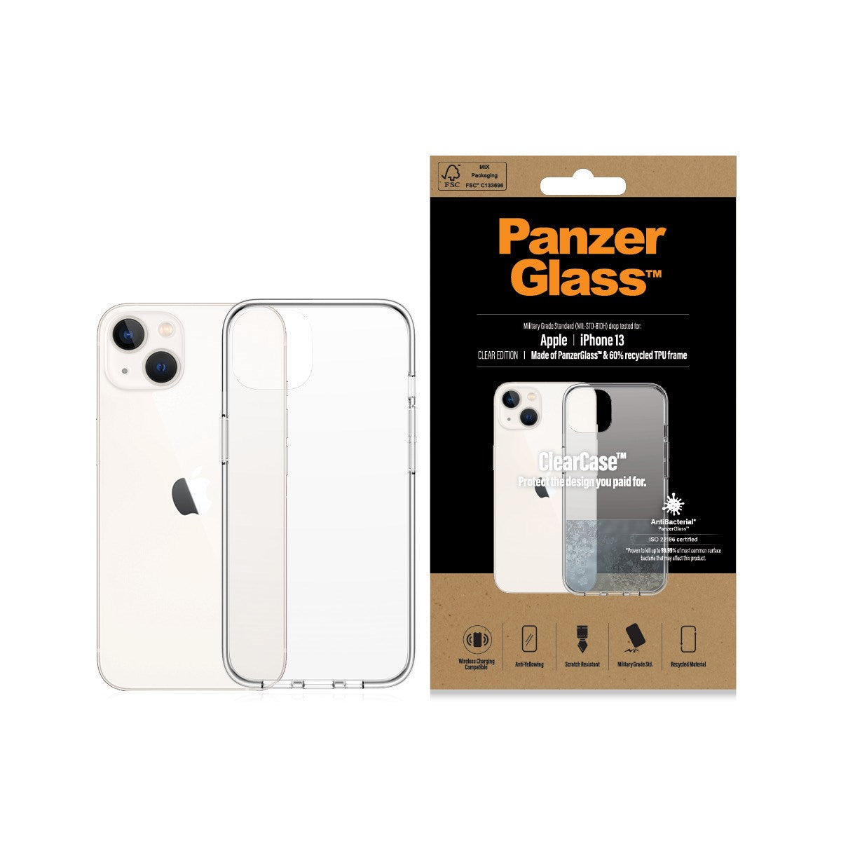 PanzerGlass® ClearCase iPhone 13