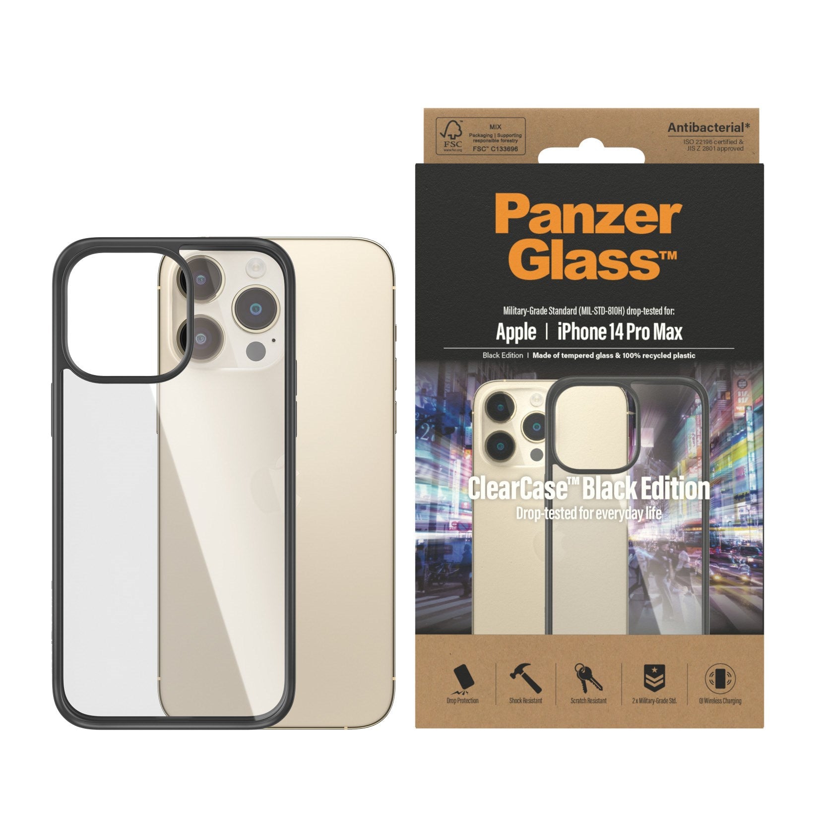 PanzerGlass® ClearCase Transparent iPhone 14 Pro Max