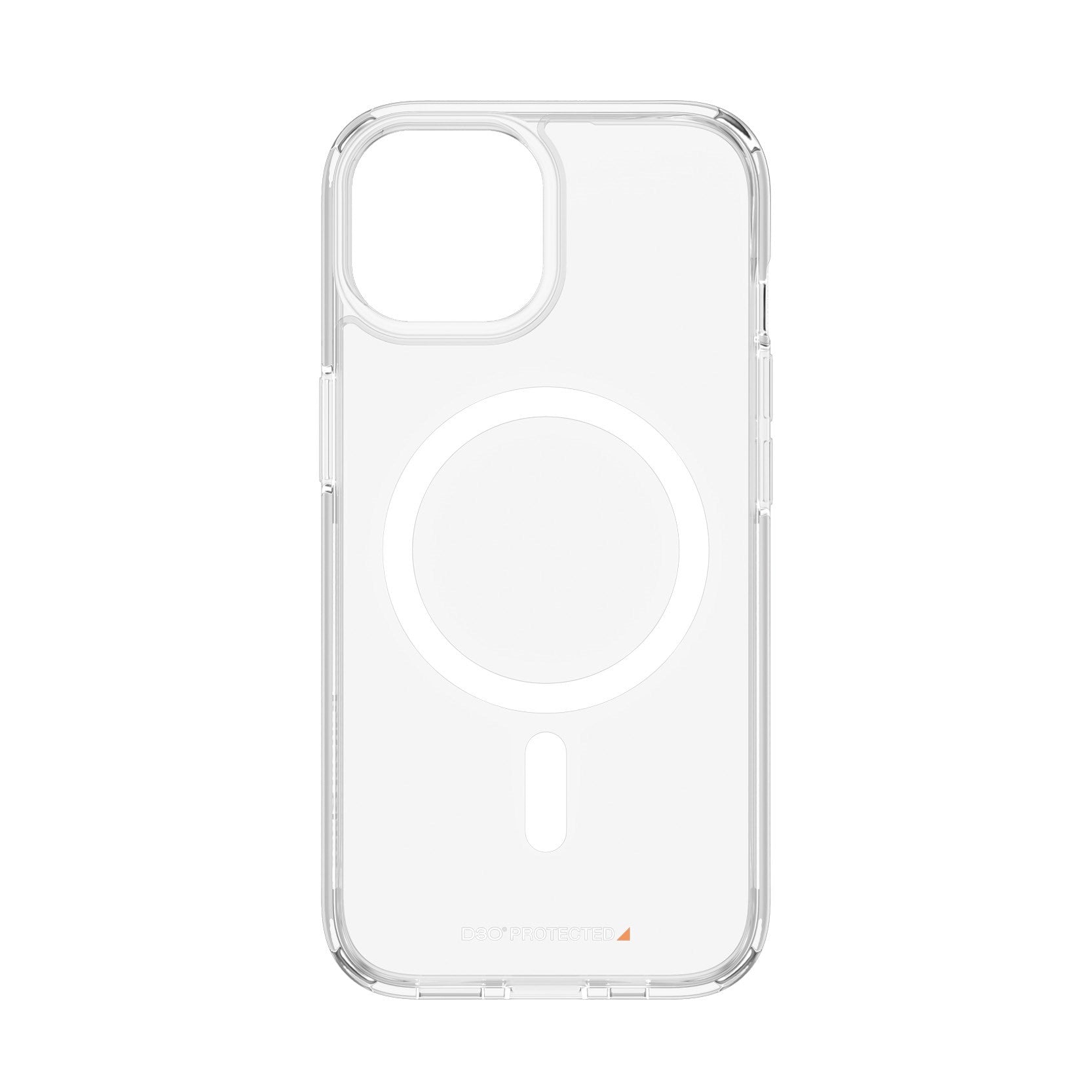 PanzerGlass® HardCase Transparent w. White MagSafe & D3O® iPhone 15
