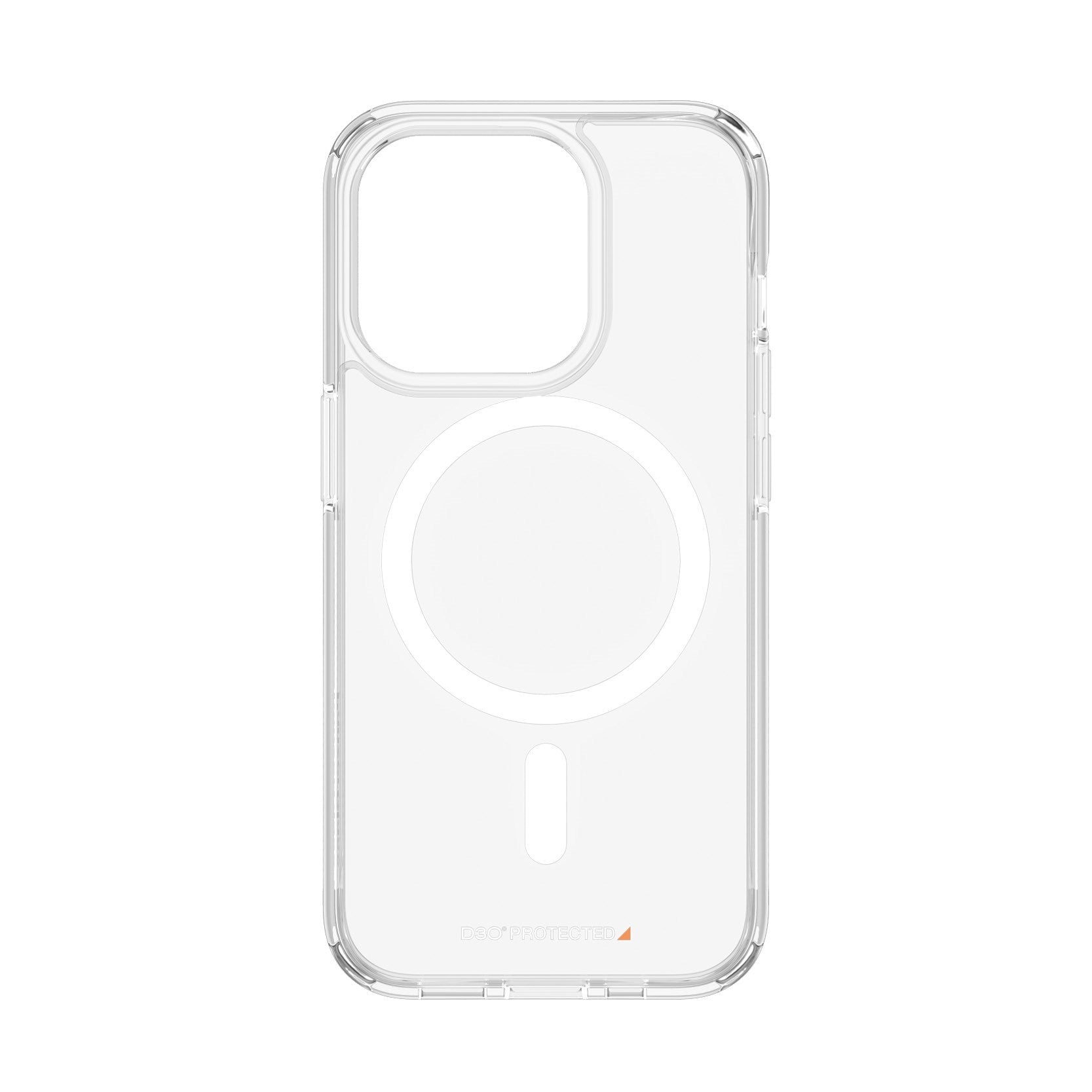 PanzerGlass® HardCase Transparent w. White MagSafe & D3O® iPhone 15 Pro