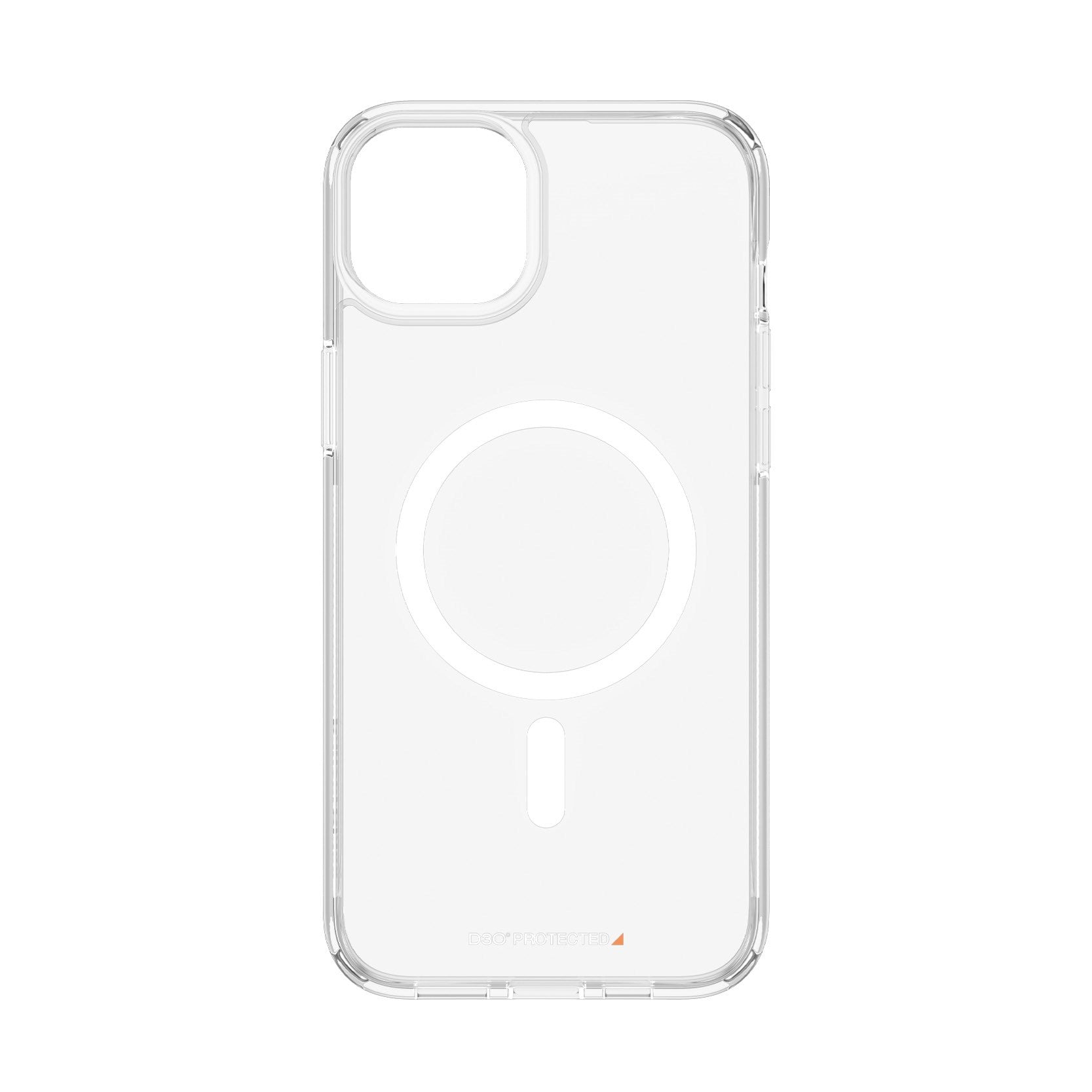 PanzerGlass® HardCase Transparent w. White MagSafe & D3O® iPhone 15 Plus