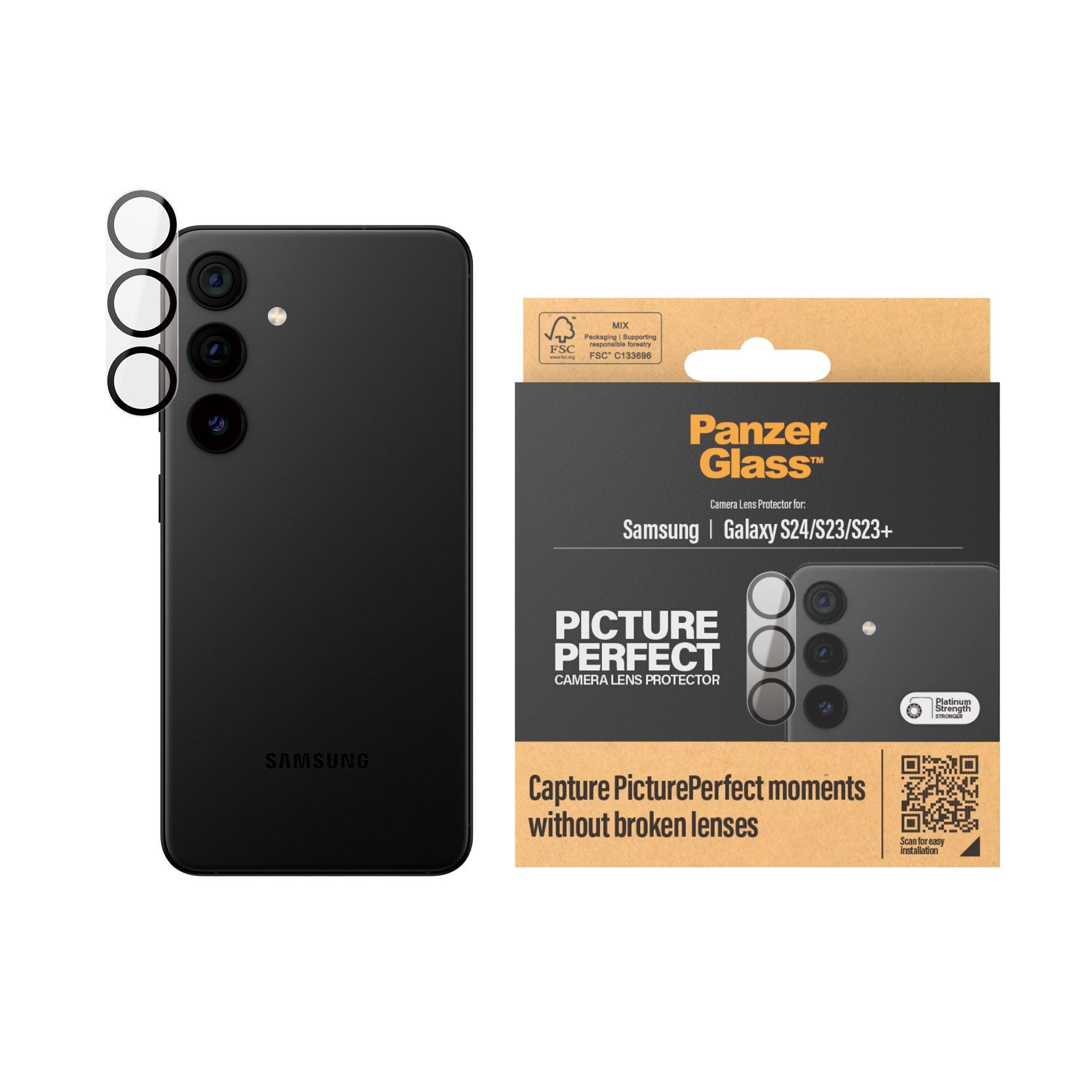 PanzerGlass® PicturePerfect Camera Lens Protector Samsung Galaxy S24 | S23 | S23+