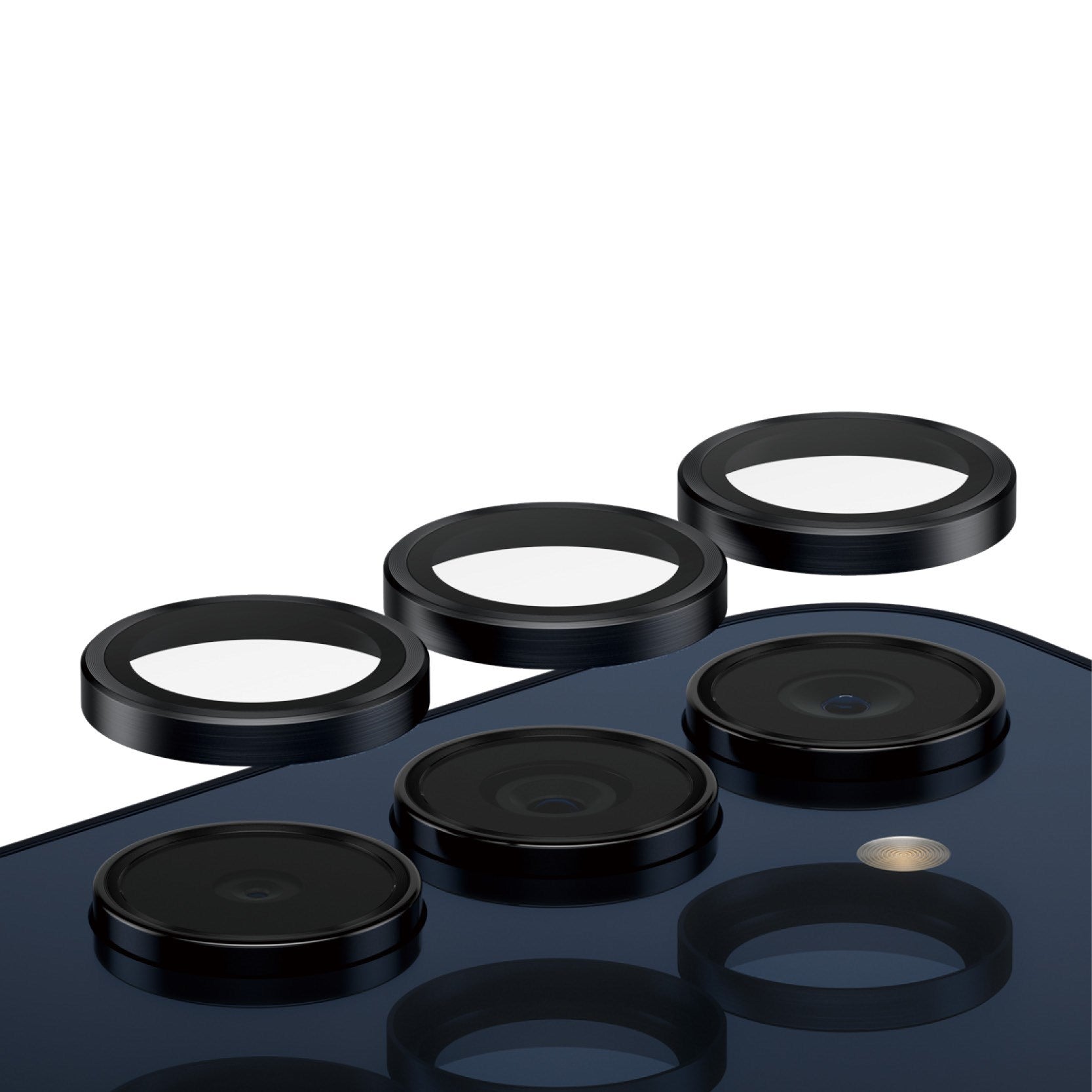 PanzerGlass® Hoops® Camera Lens Protector Black Samsung Galaxy A35 5G
