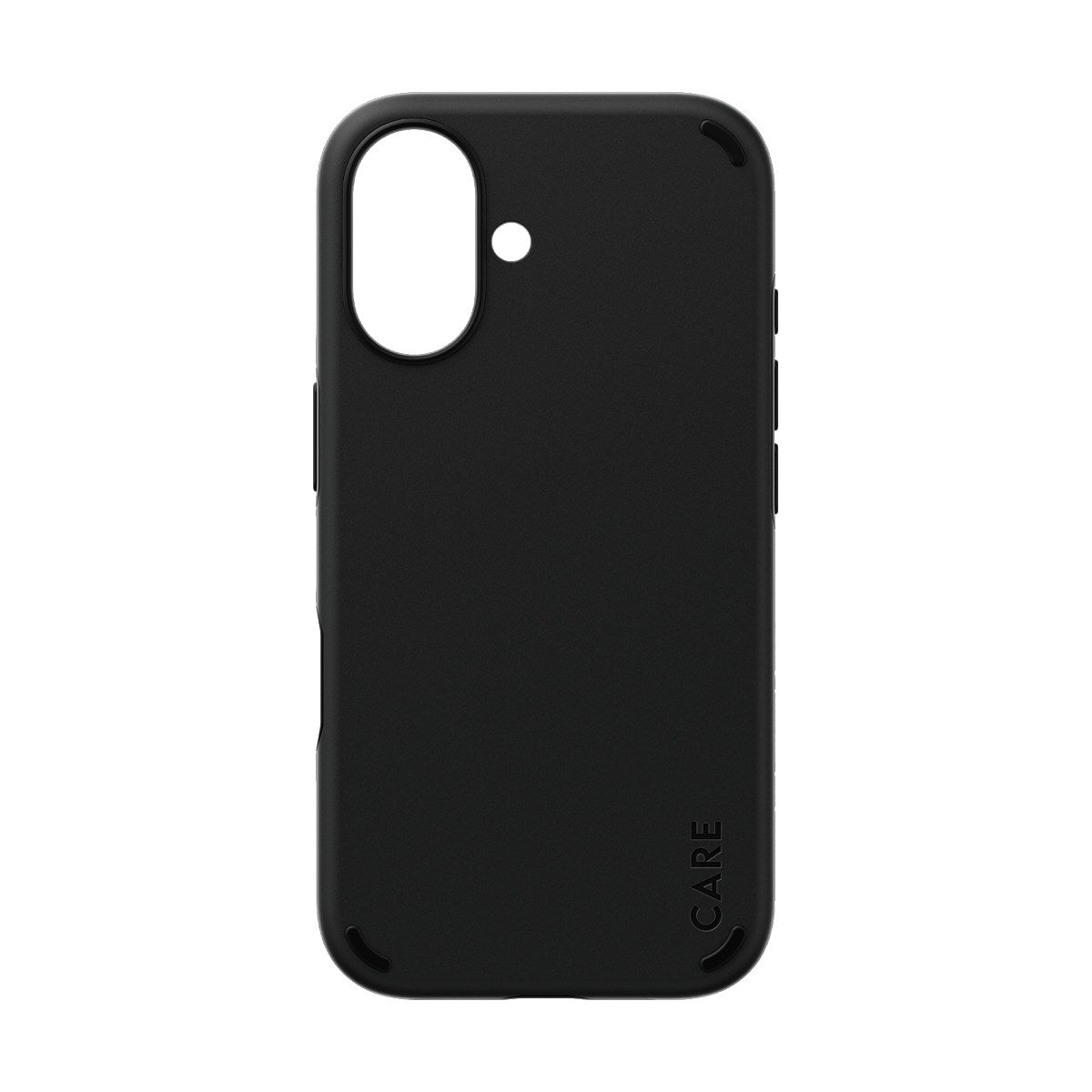 CARE by PanzerGlass® Double Defense Case Black iPhone 16