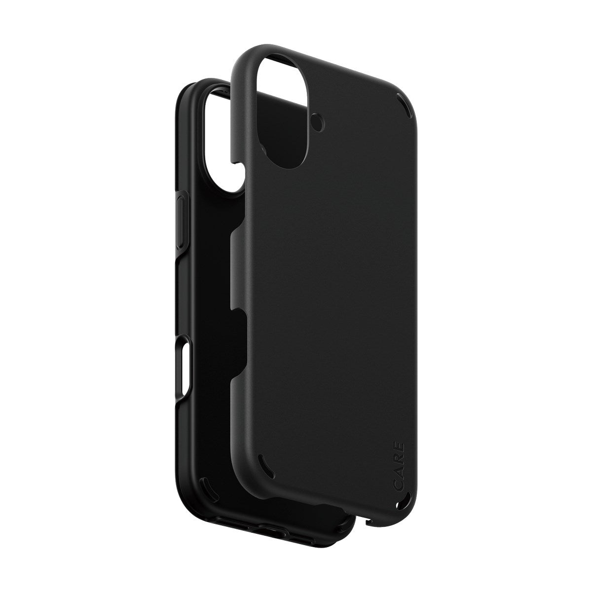 CARE by PanzerGlass® Double Defense Case Black iPhone 16 Plus