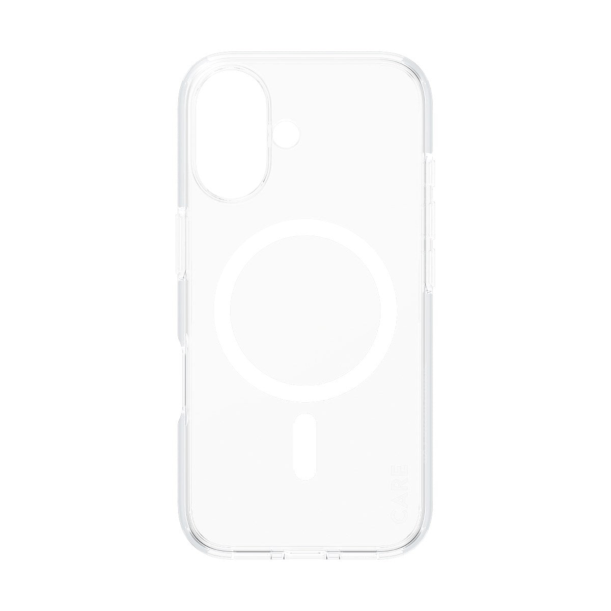 CARE by PanzerGlass® Urban Combat Case Transparent w. White MagSafe iPhone 16