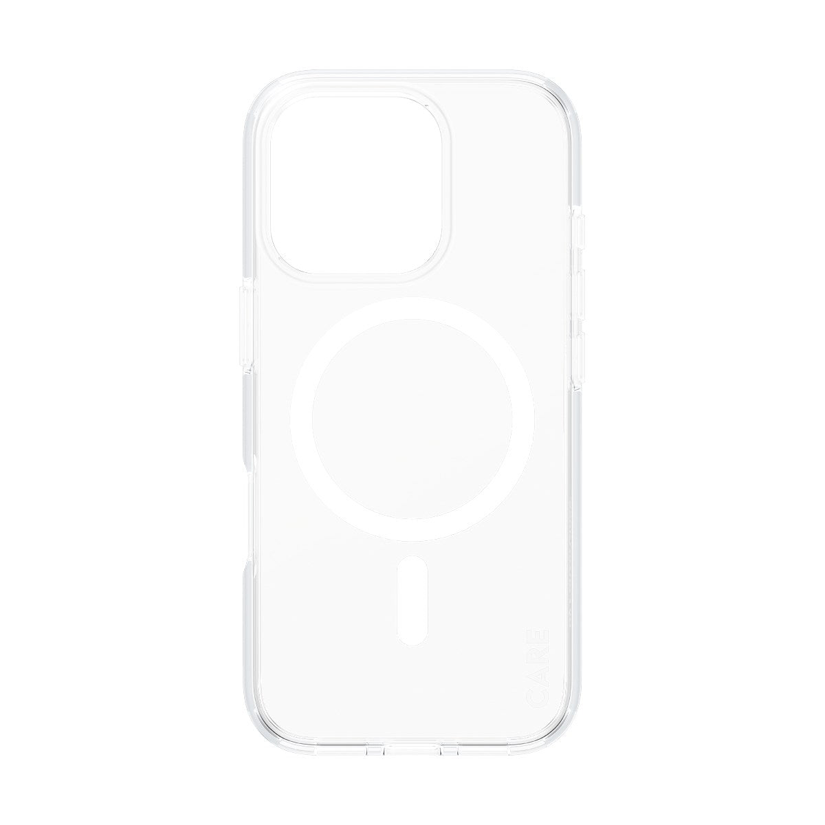 CARE by PanzerGlass® Urban Combat Case Transparent w. White MagSafe iPhone 16 Pro