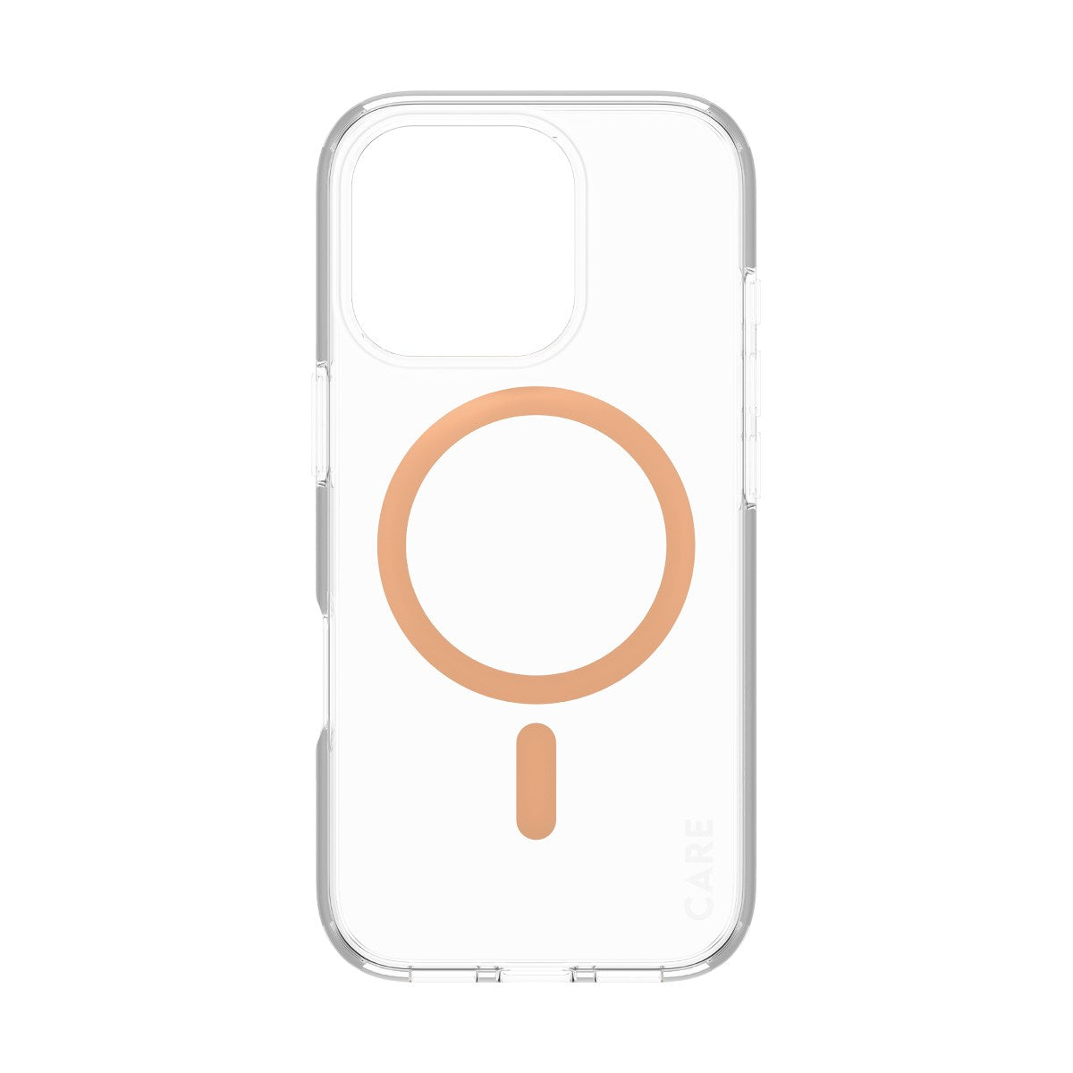 CARE by PanzerGlass® Urban Combat Case Transparent w. Peachy MagSafe iPhone 16 Pro