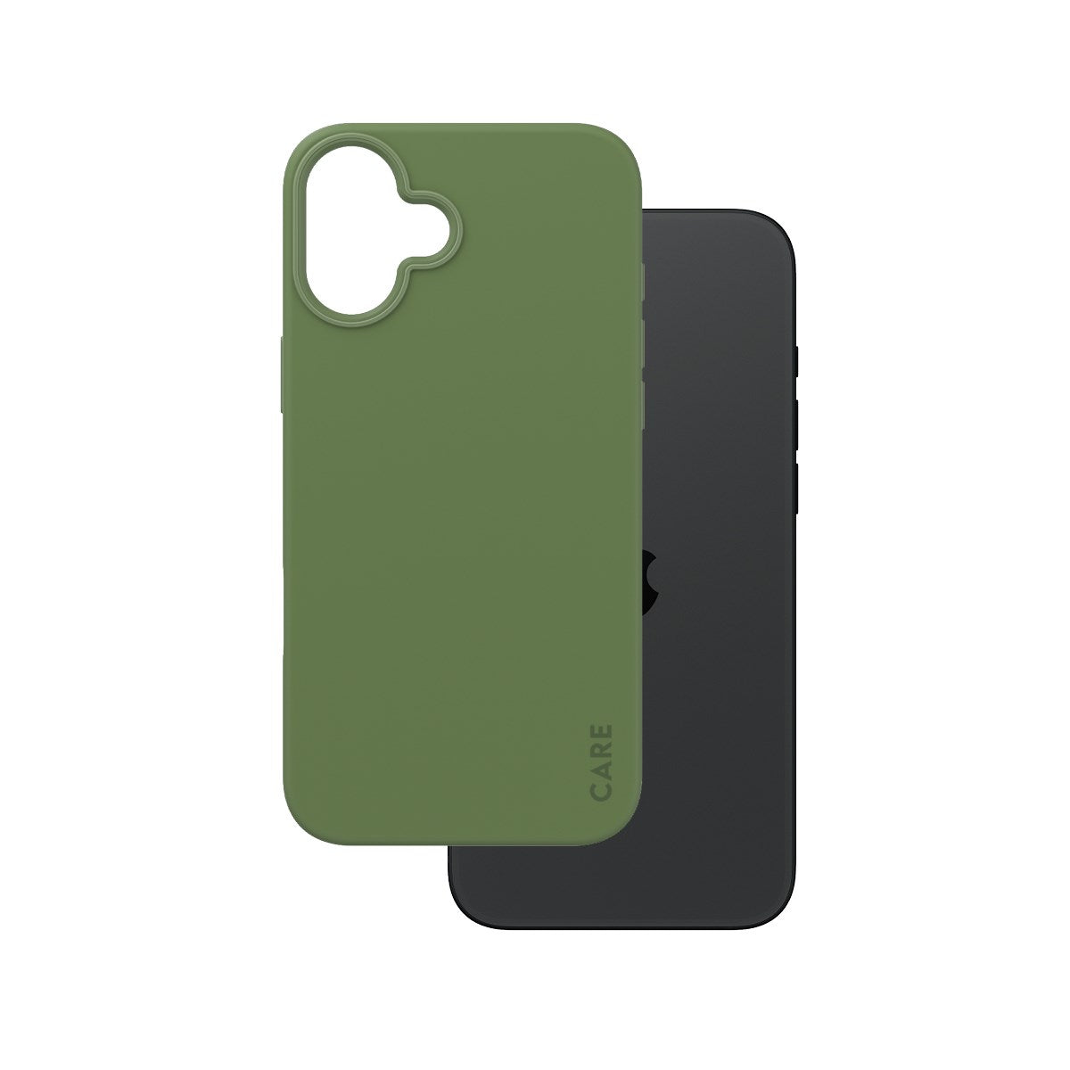 CARE by PanzerGlass® Case Green w. MagSafe iPhone 16 Plus