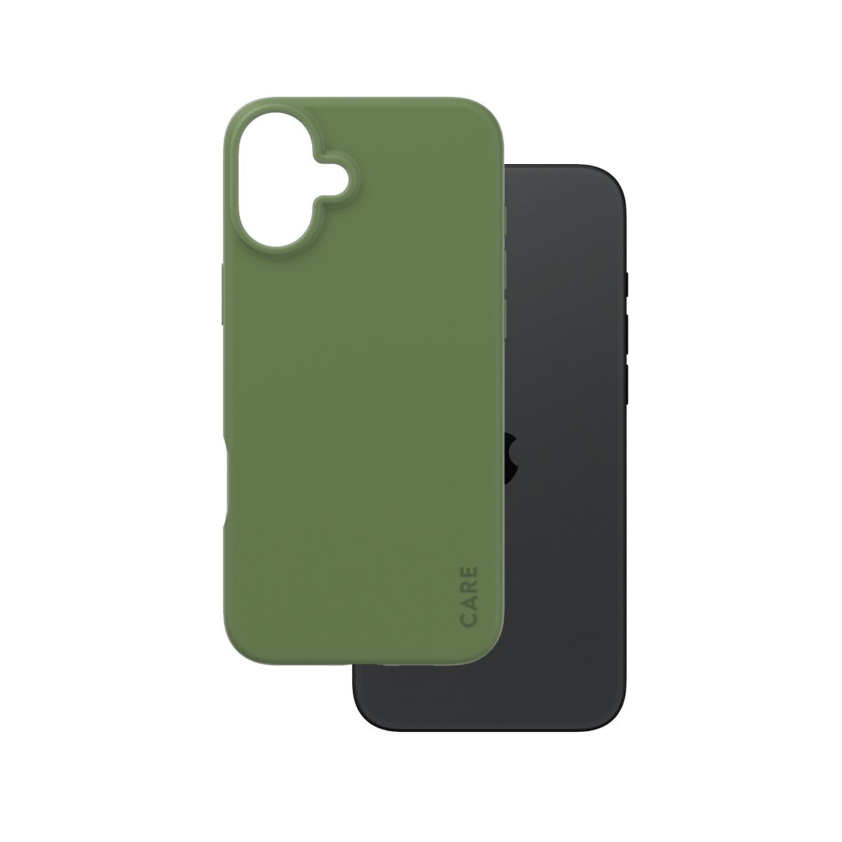 CARE by PanzerGlass® Case Green iPhone 16 Plus