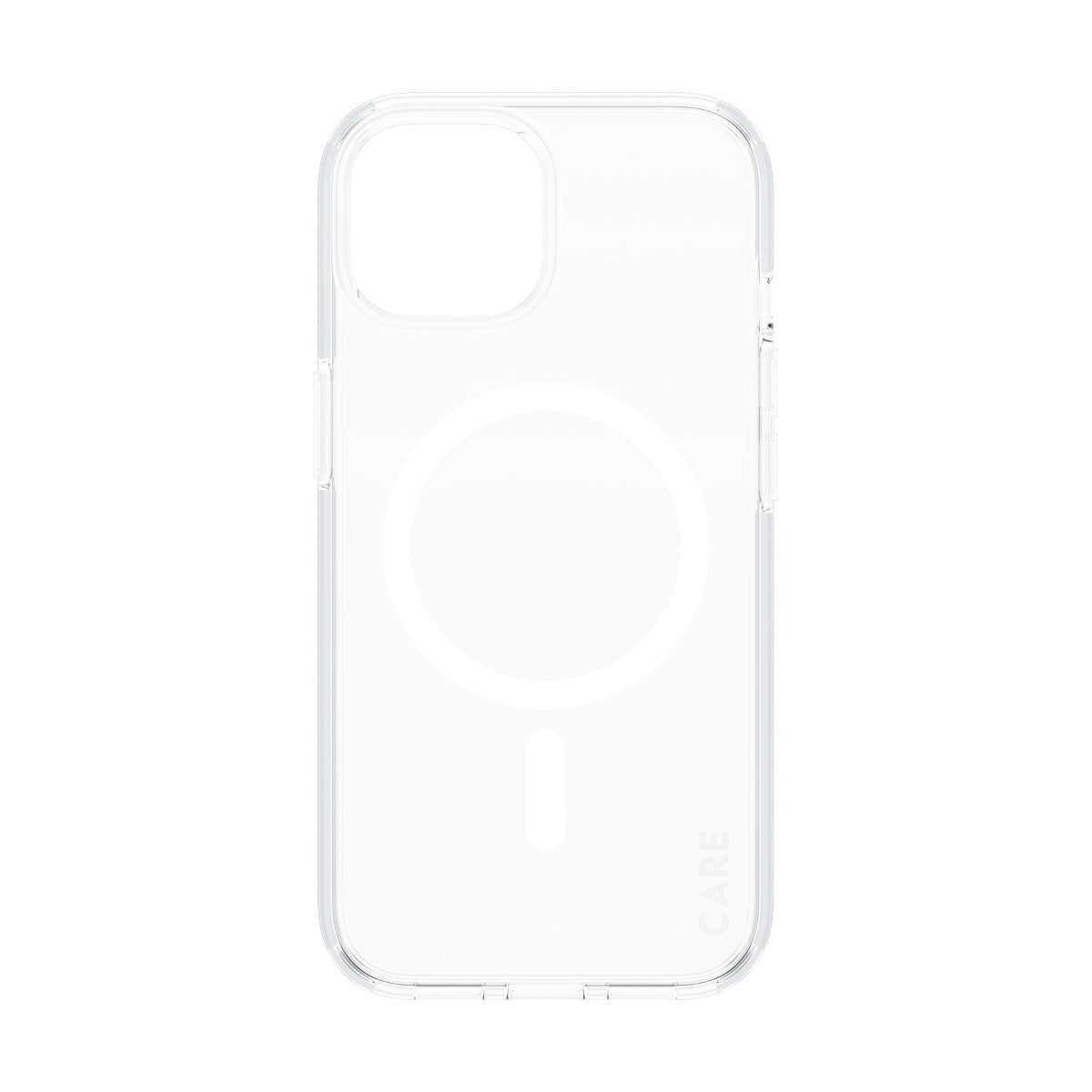CARE by PanzerGlass® Urban Combat Case Transparent w. White MagSafe iPhone 15