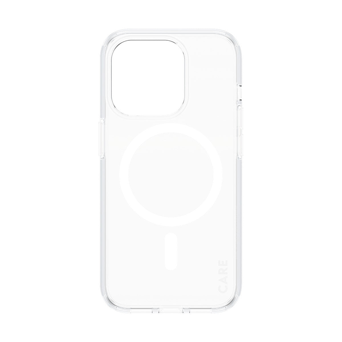 CARE by PanzerGlass® Urban Combat Case Transparent w. White MagSafe iPhone 15 Pro