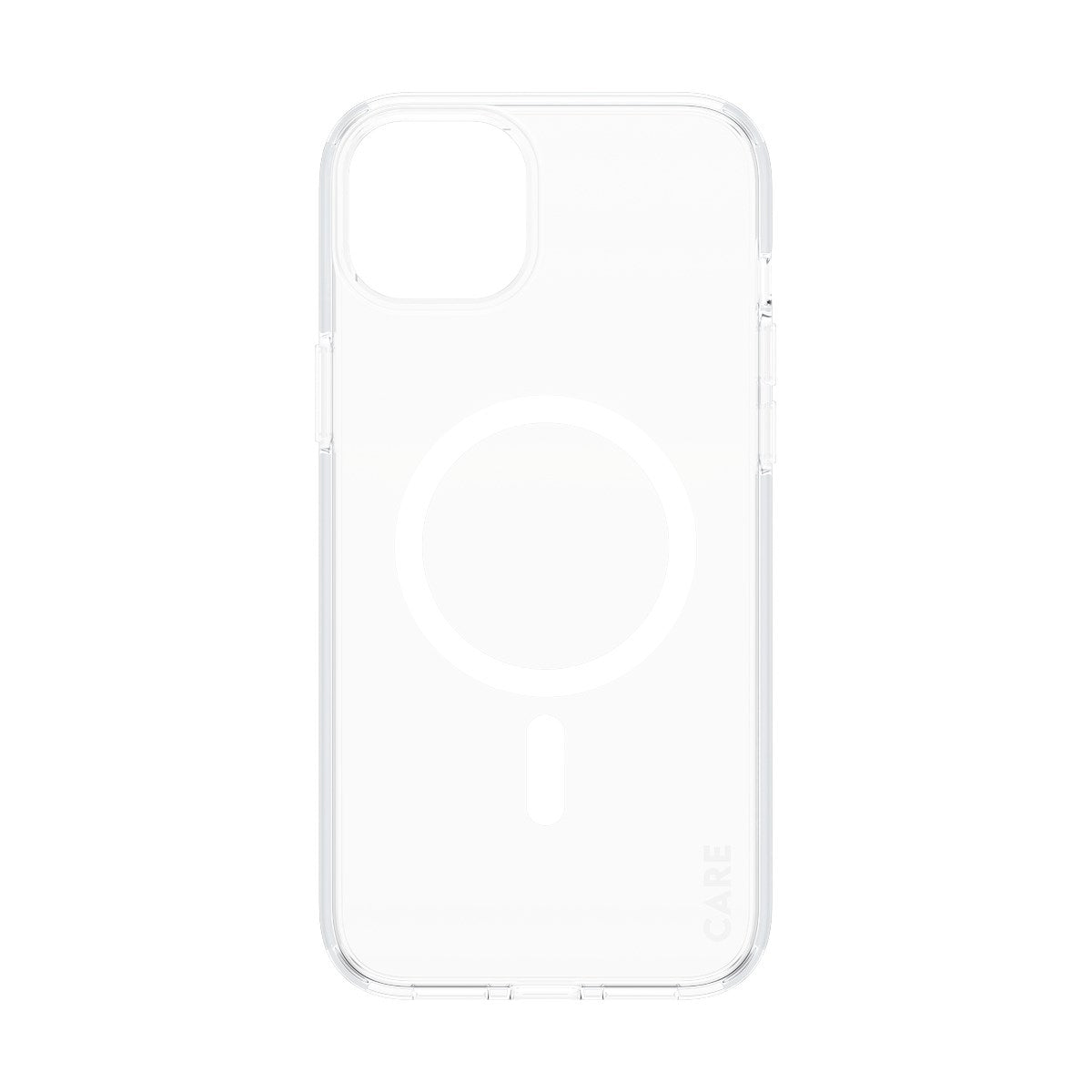 CARE by PanzerGlass® Urban Combat Case Transparent w. White MagSafe iPhone 15 Plus