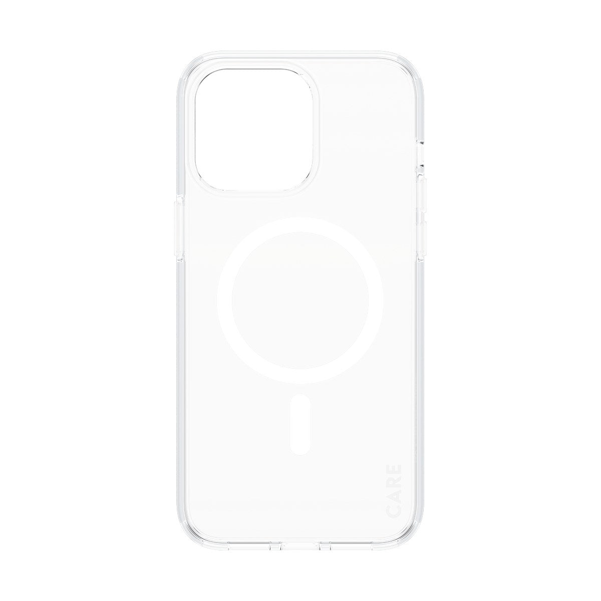 CARE by PanzerGlass® Urban Combat Case Transparent w. White MagSafe iPhone 15 Pro Max