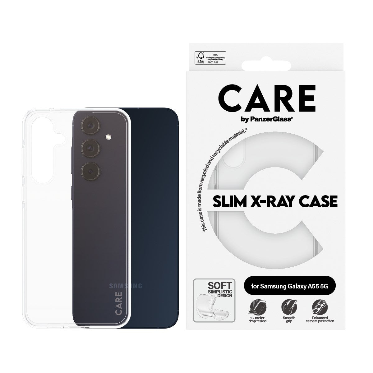CARE by PanzerGlass® X-Ray Case Samsung Galaxy A55 5G