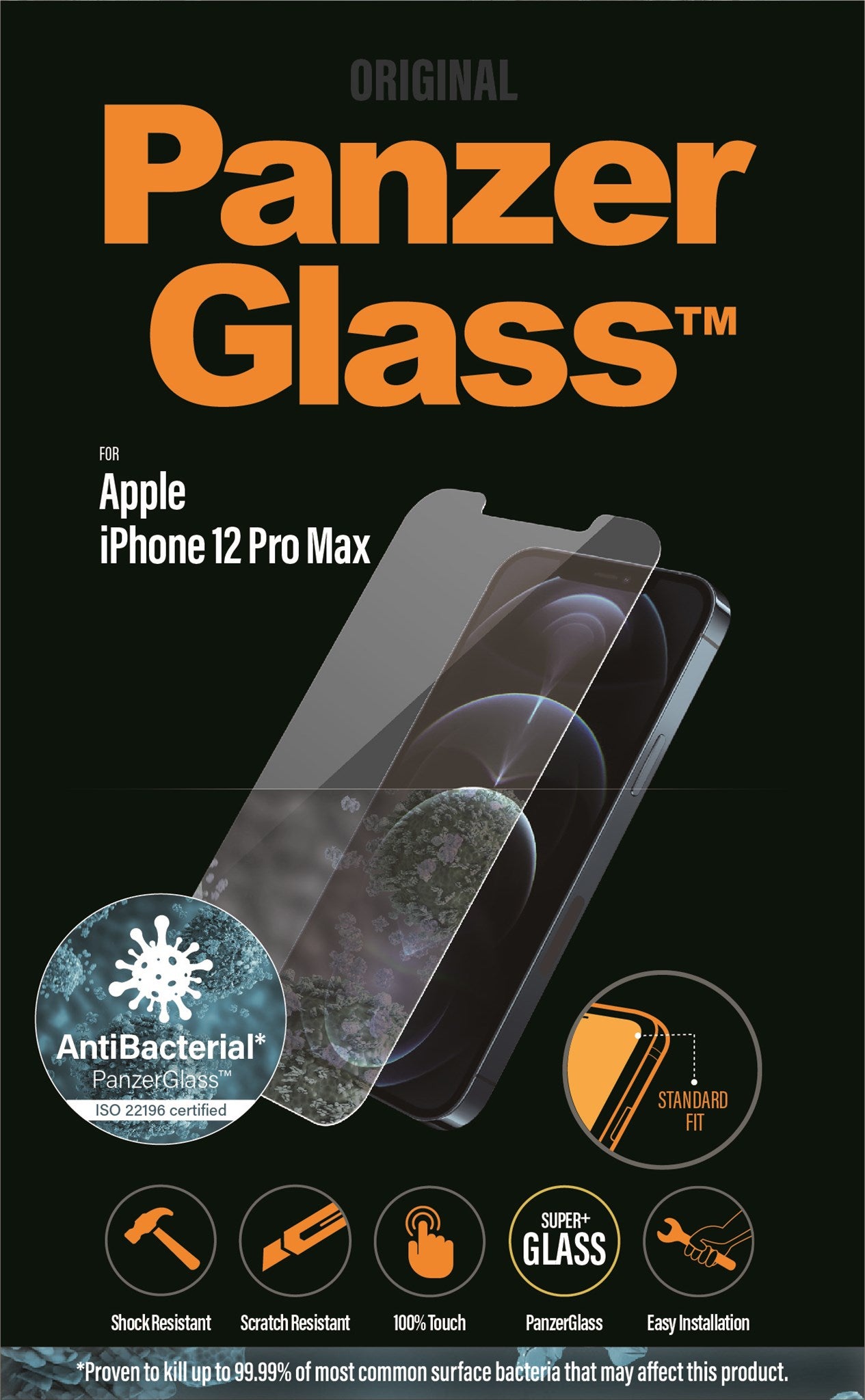 PanzerGlass® Screen Protector iPhone 12 Pro Max | Standard Fit