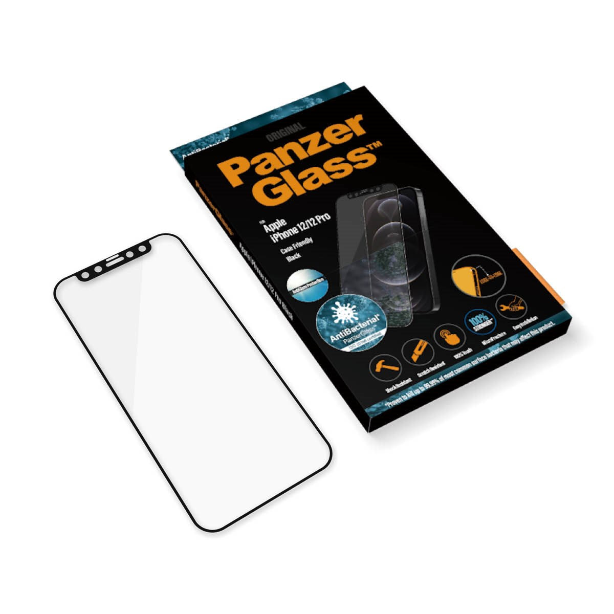 PanzerGlass® Anti-glare Screen Protector iPhone 12 | 12 Pro | Edge-to-Edge