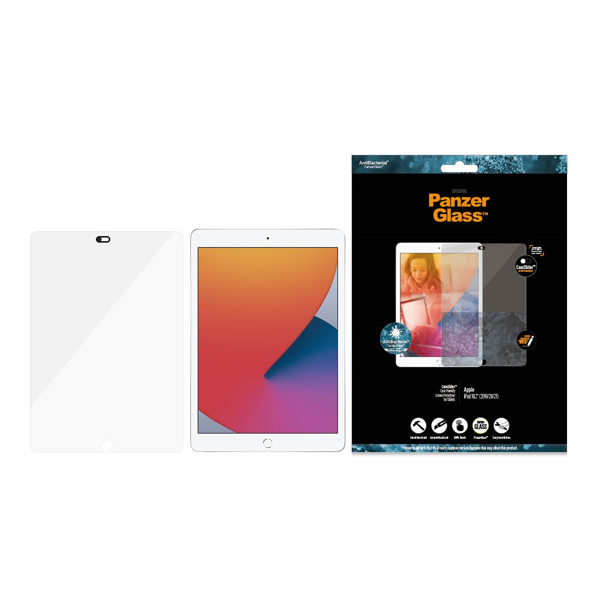 PanzerGlass® CamSlider® Screen Protector iPad 10.2″ (2019-2021)