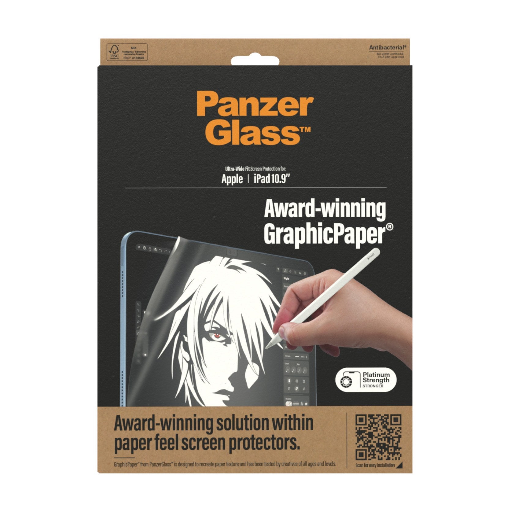 PanzerGlass® GraphicPaper® Screen Protector iPad 10.9'' (2022) | Ultra-Wide Fit