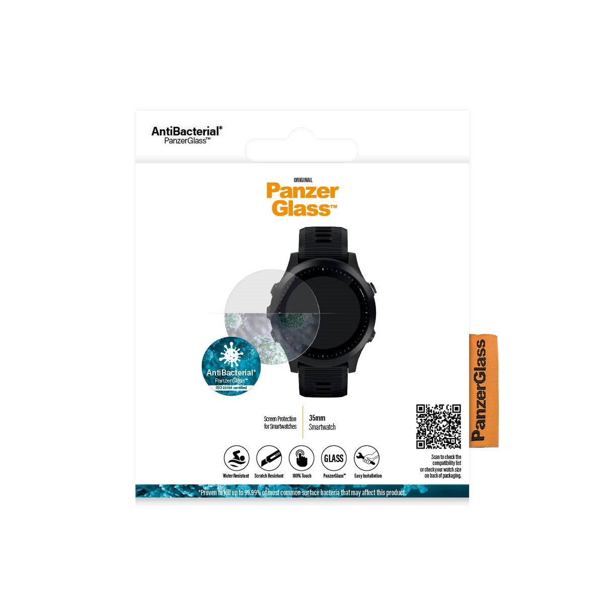 PanzerGlass® SmartWatch 35mm | Screen Protector Glass