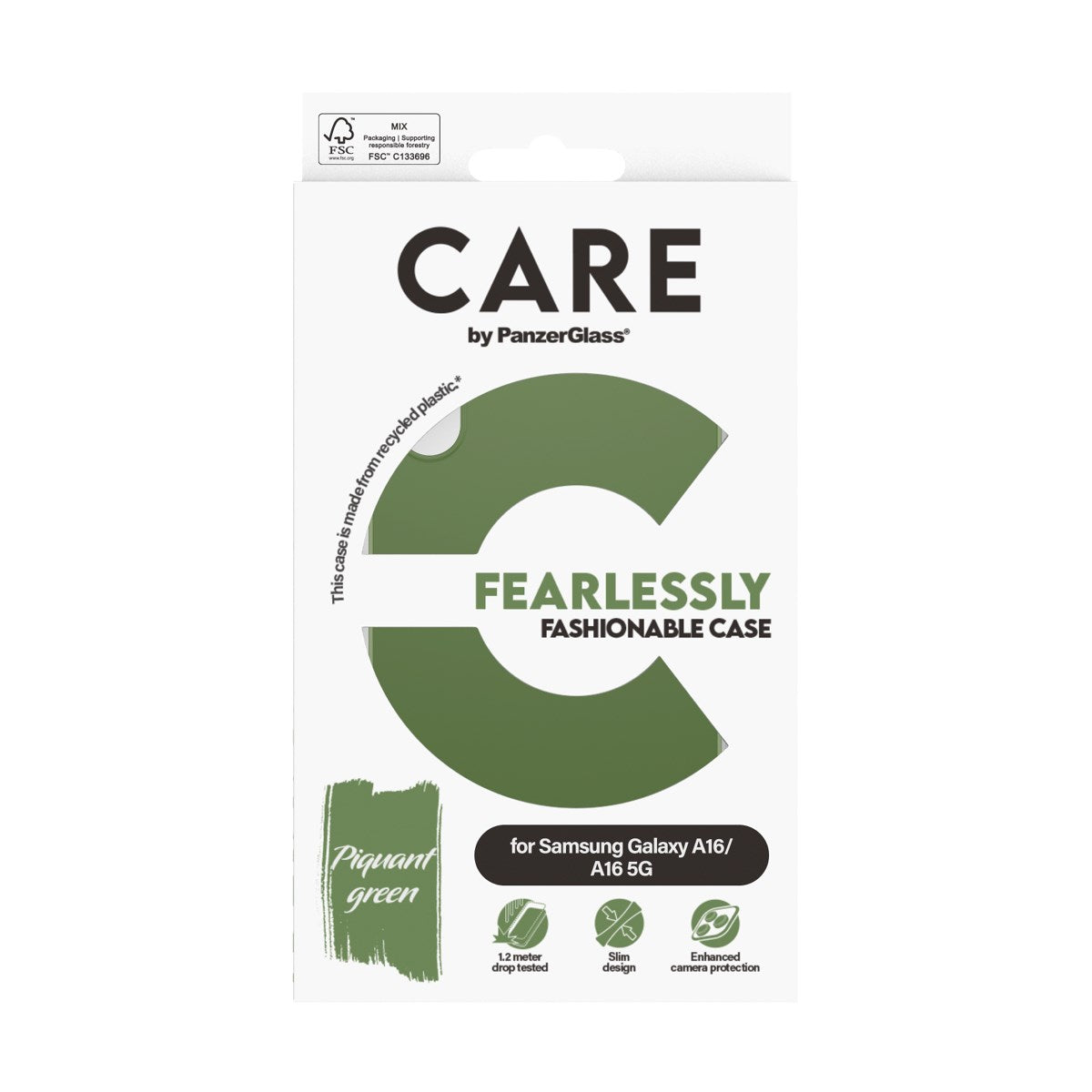 CARE by PanzerGlass® Case Green Samsung Galaxy A16 4G | A16 5G