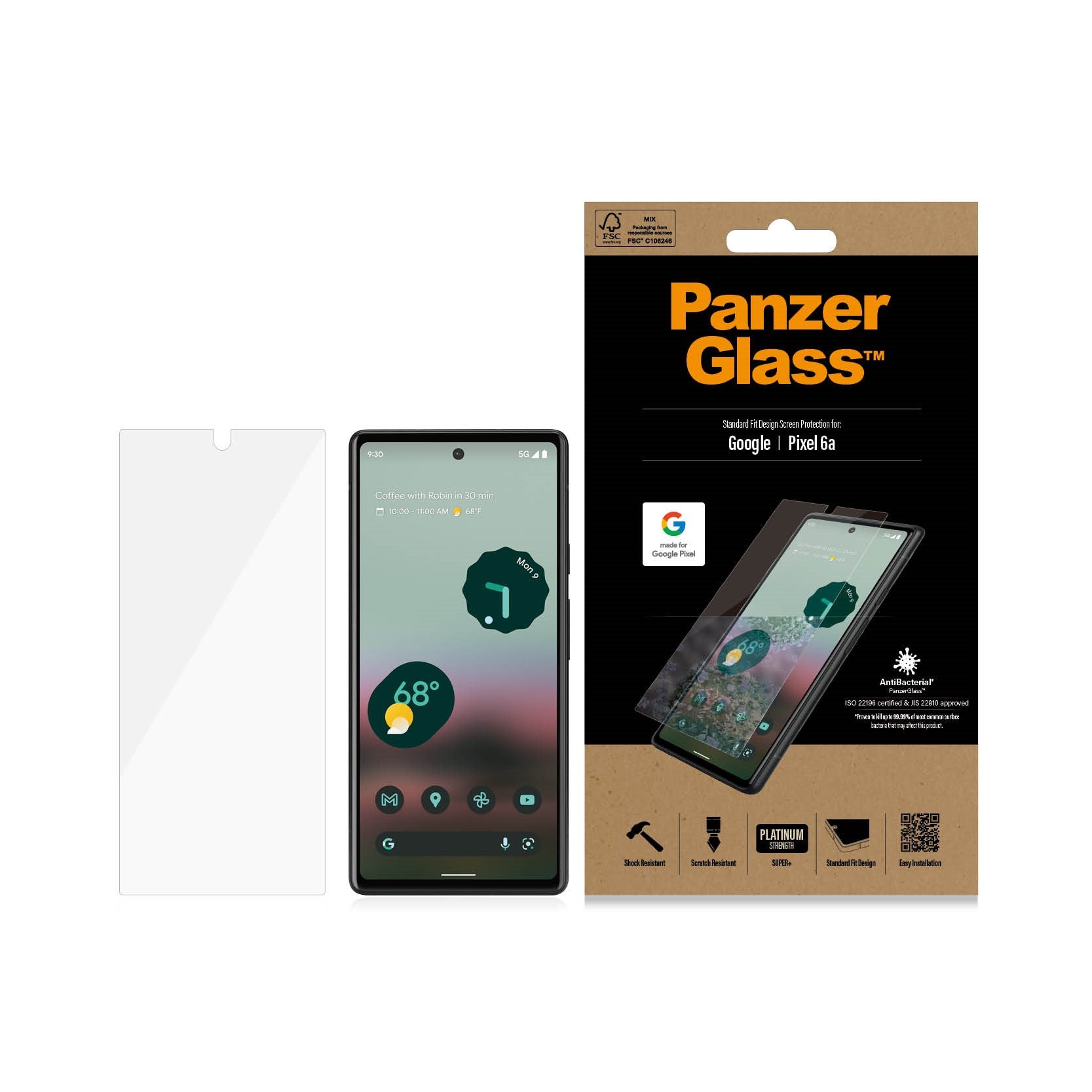 PanzerGlass® Screen Protector Google Pixel 6a