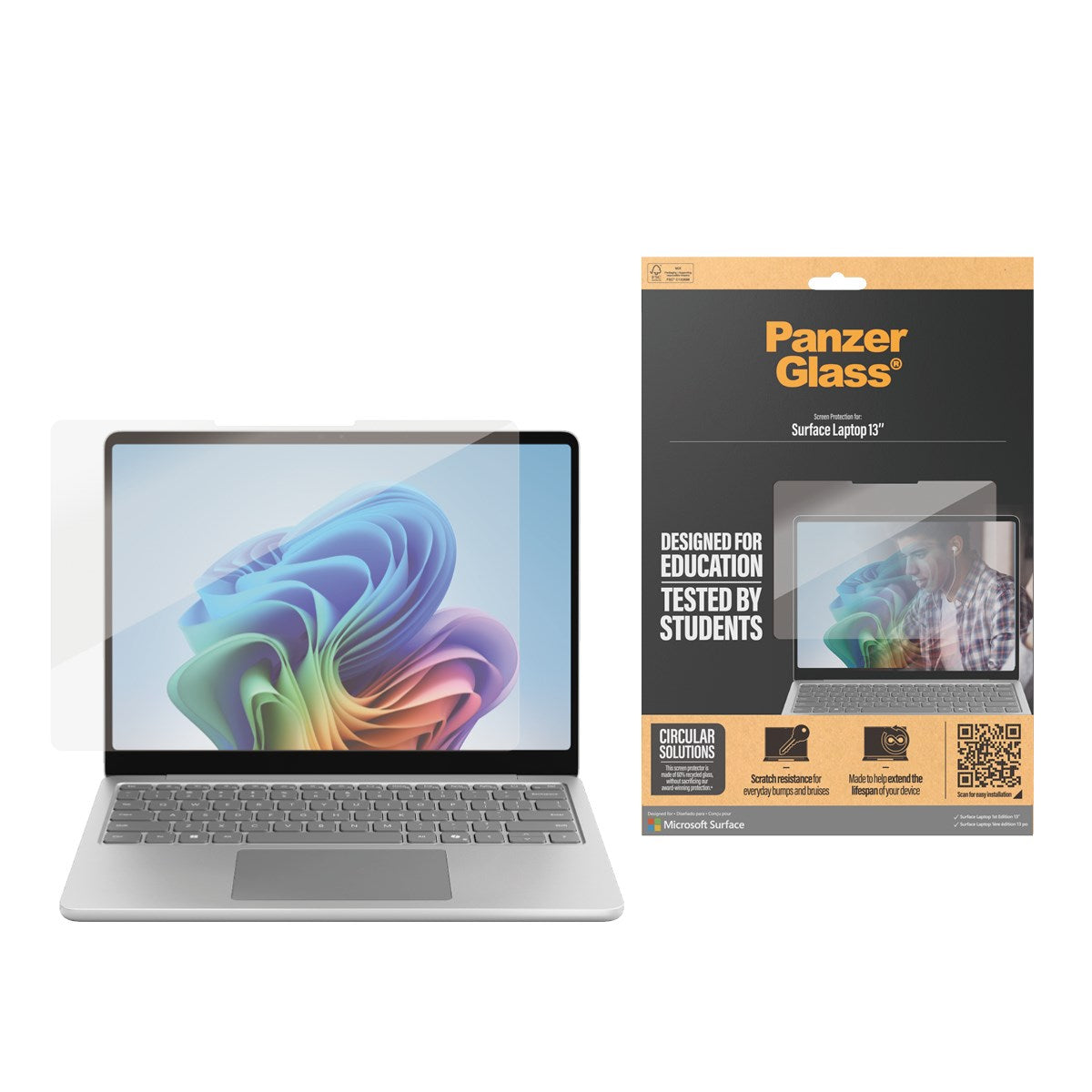 PanzerGlass® Screen Protector Microsoft Surface Laptop 1st Edition 13'' | Ultra-Wide Fit
