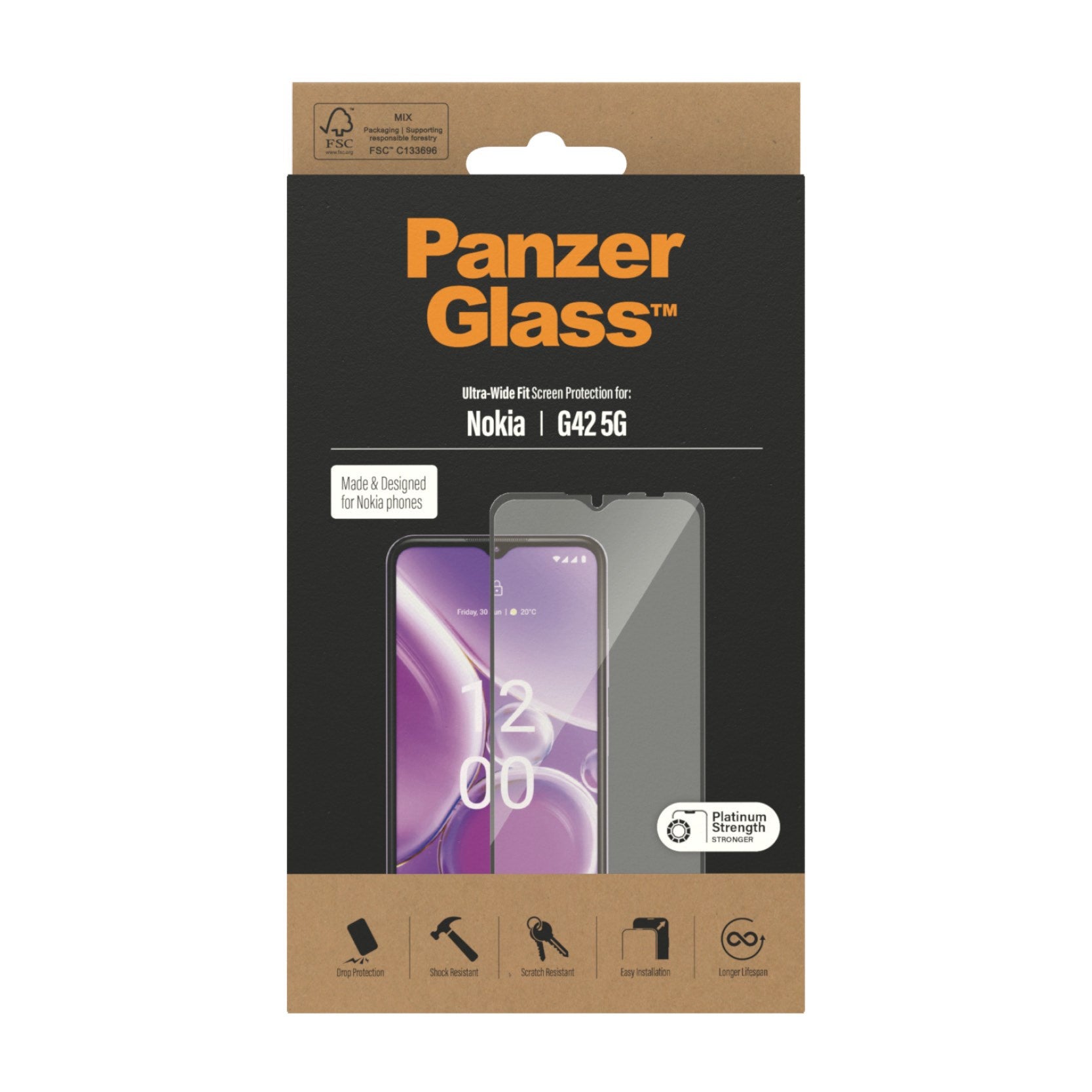 PanzerGlass® Screen Protector Nokia G42 5G | Ultra-Wide Fit