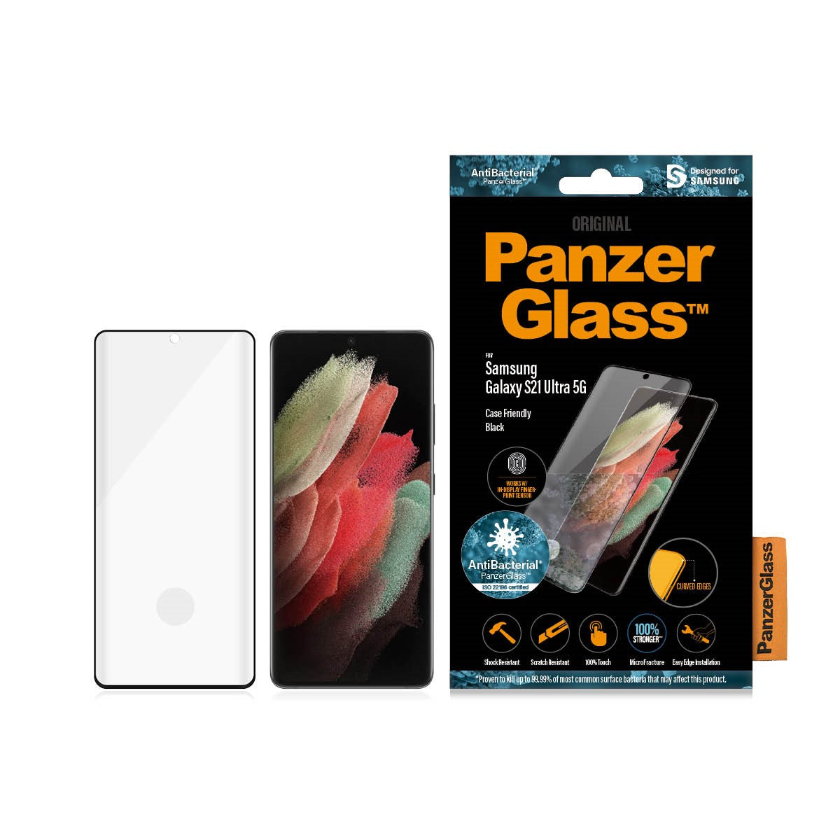 PanzerGlass® Screen Protector Samsung Galaxy S21 Ultra 5G