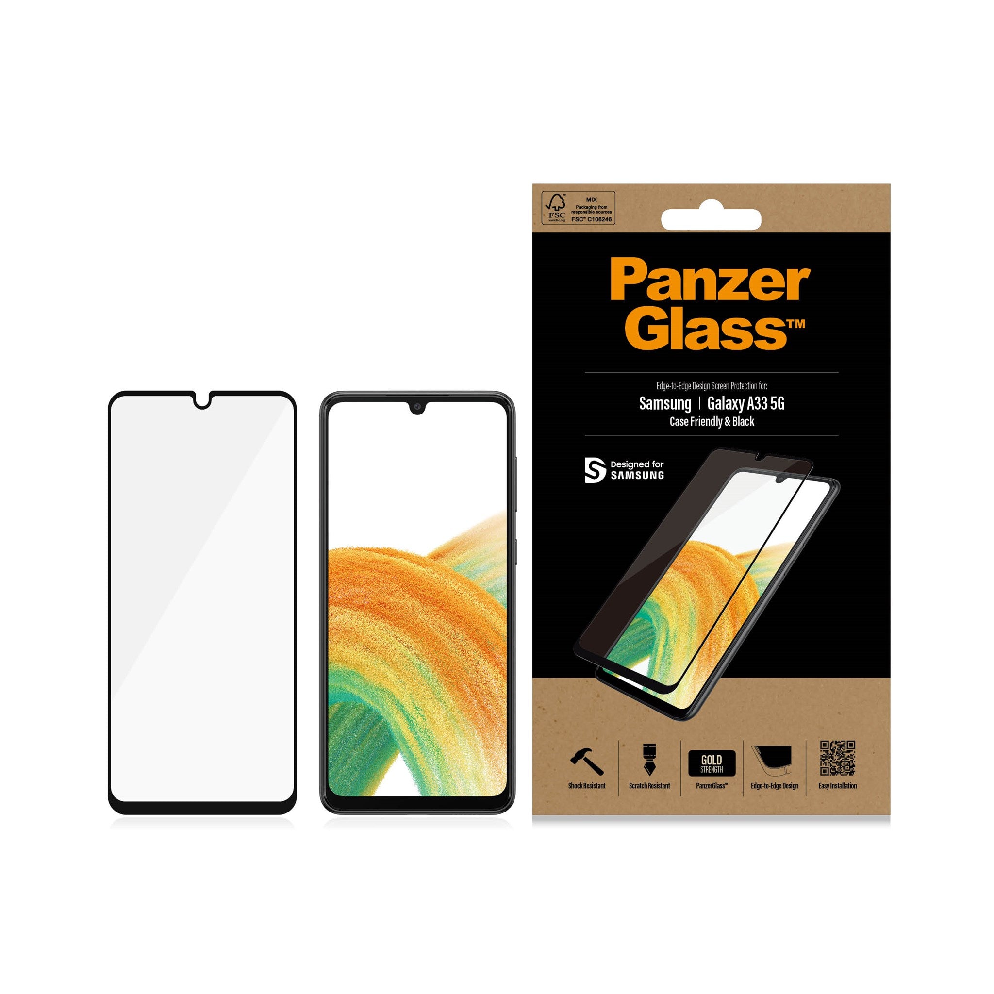 PanzerGlass® Screen Protector Samsung Galaxy A33 5G