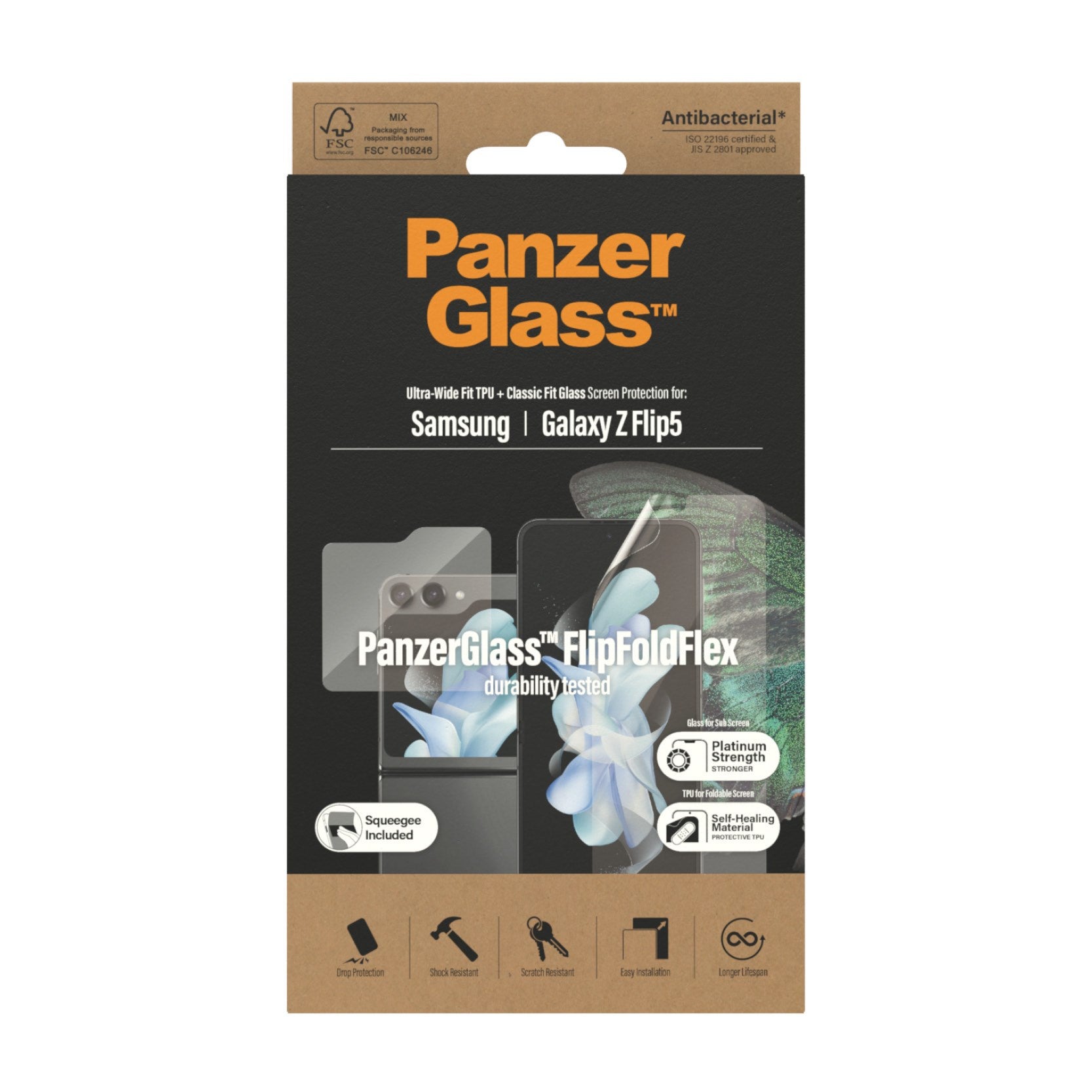 PanzerGlass® Screen Protectors Samsung Galaxy Z Flip 5G | Glass & Film