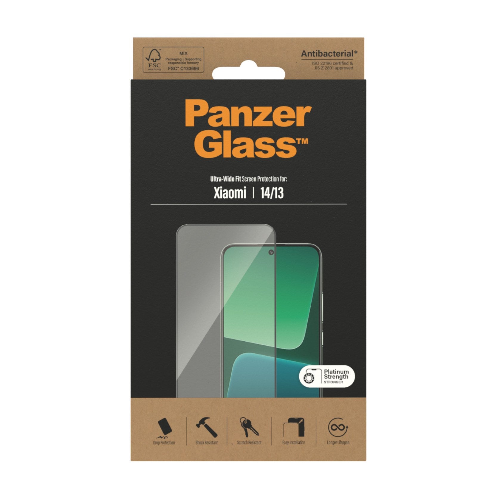 PanzerGlass® Screen Protector Xiaomi 14 | 13 | Ultra-Wide Fit