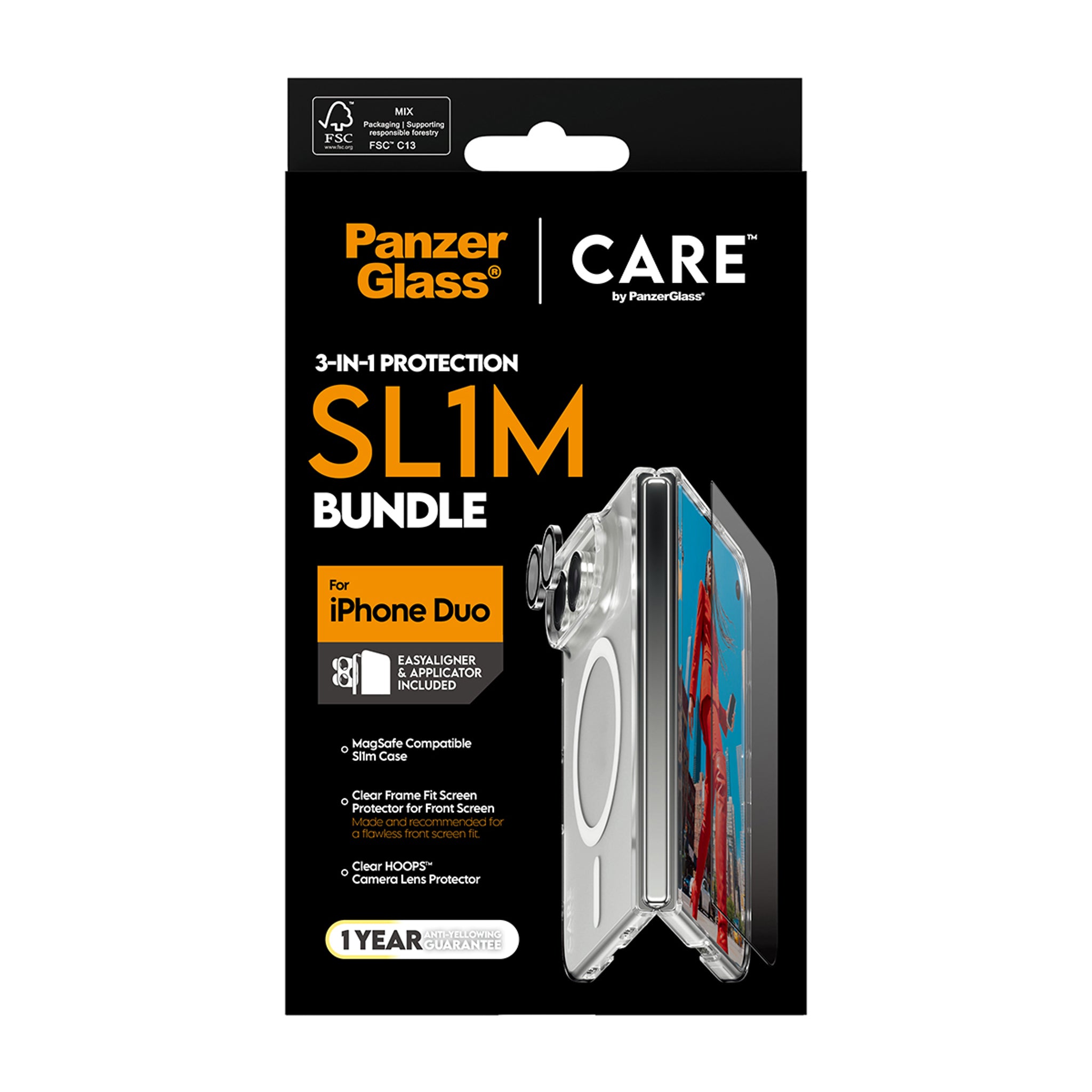 PanzerGlass® | CARE™ by PanzerGlass® 3-in-1 Flagship Bundle iPhone Duo