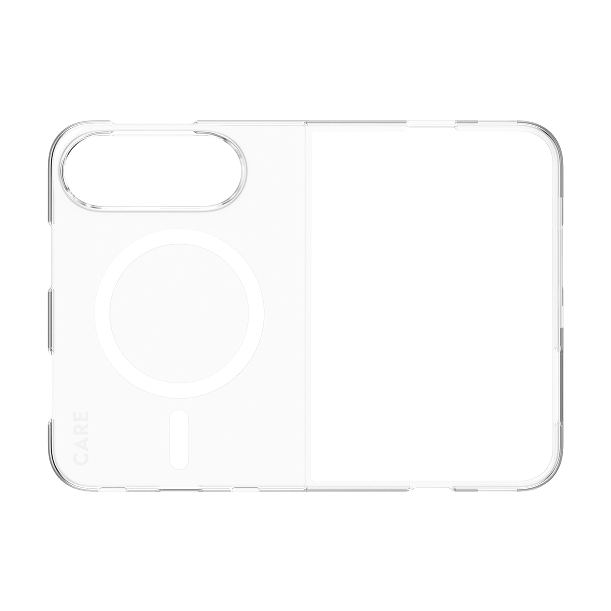 CARE™ by PanzerGlass® SL1M Case Transparent w. White MagSafe iPhone Duo