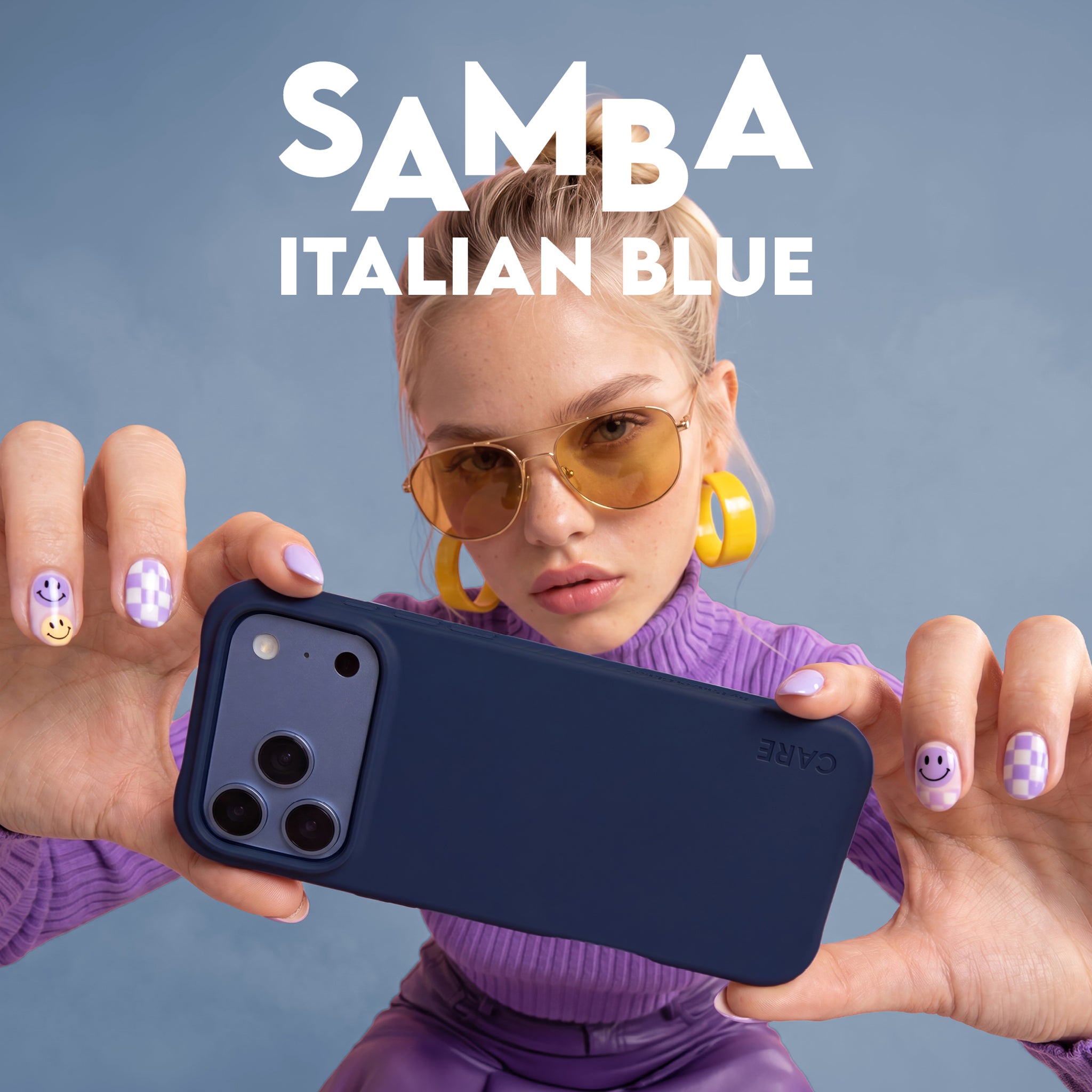 CARE™ by PanzerGlass® Samba Case Italian Blue w. MagSafe iPhone 18 Pro Max | 17 Pro Max