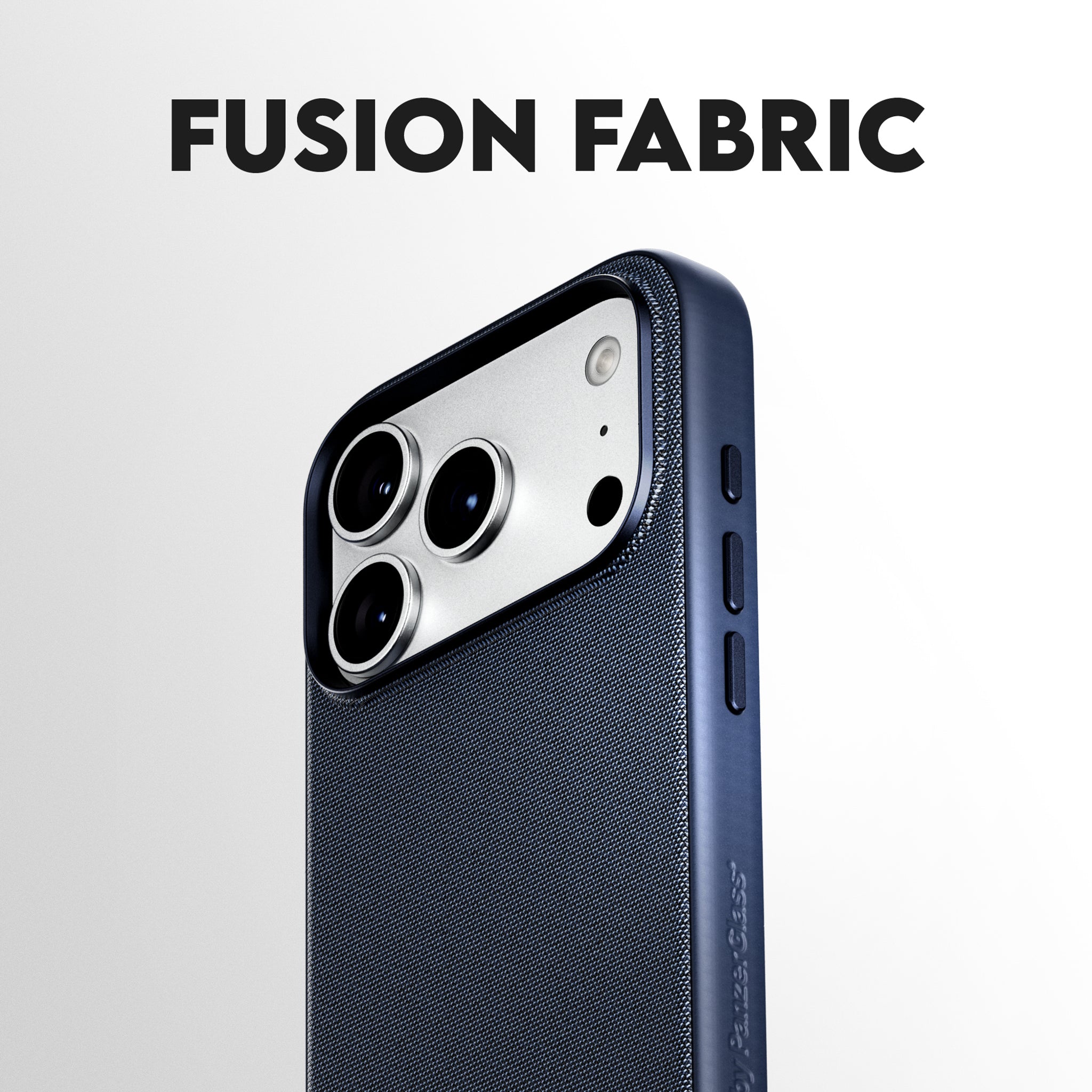 CARE™ by PanzerGlass® Fusion Fabric Case Blue w. MagSafe iPhone 18 Pro Max | 17 Pro Max