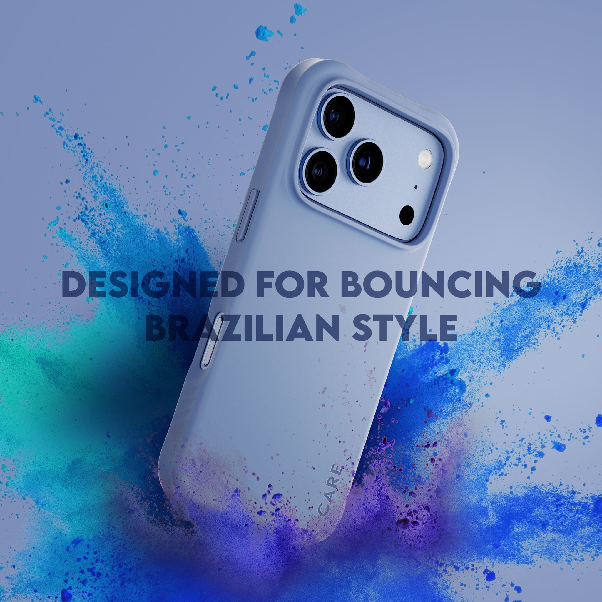 CARE™ by PanzerGlass® Samba Case Shades of Blue w. MagSafe iPhone 18 Pro | 17 Pro