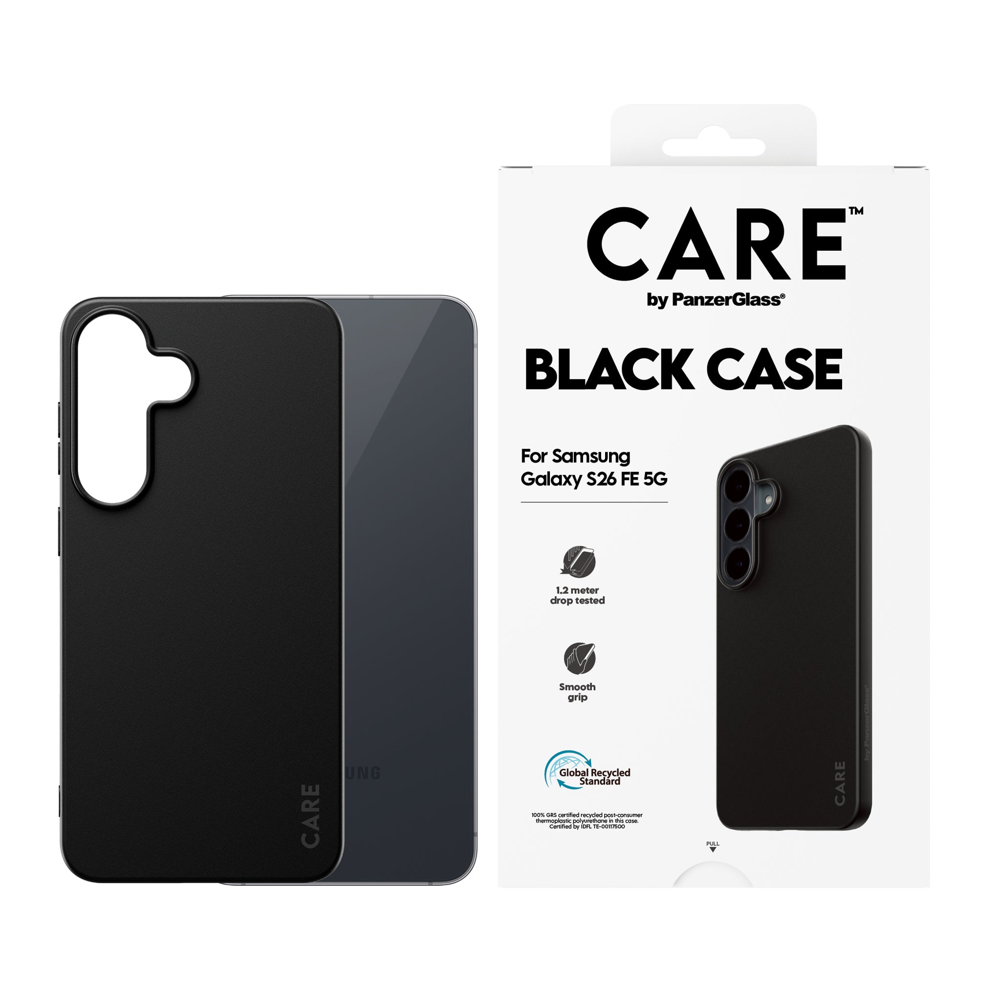 CARE™ by PanzerGlass® TPU Case Black Samsung Galaxy S26 FE 5G