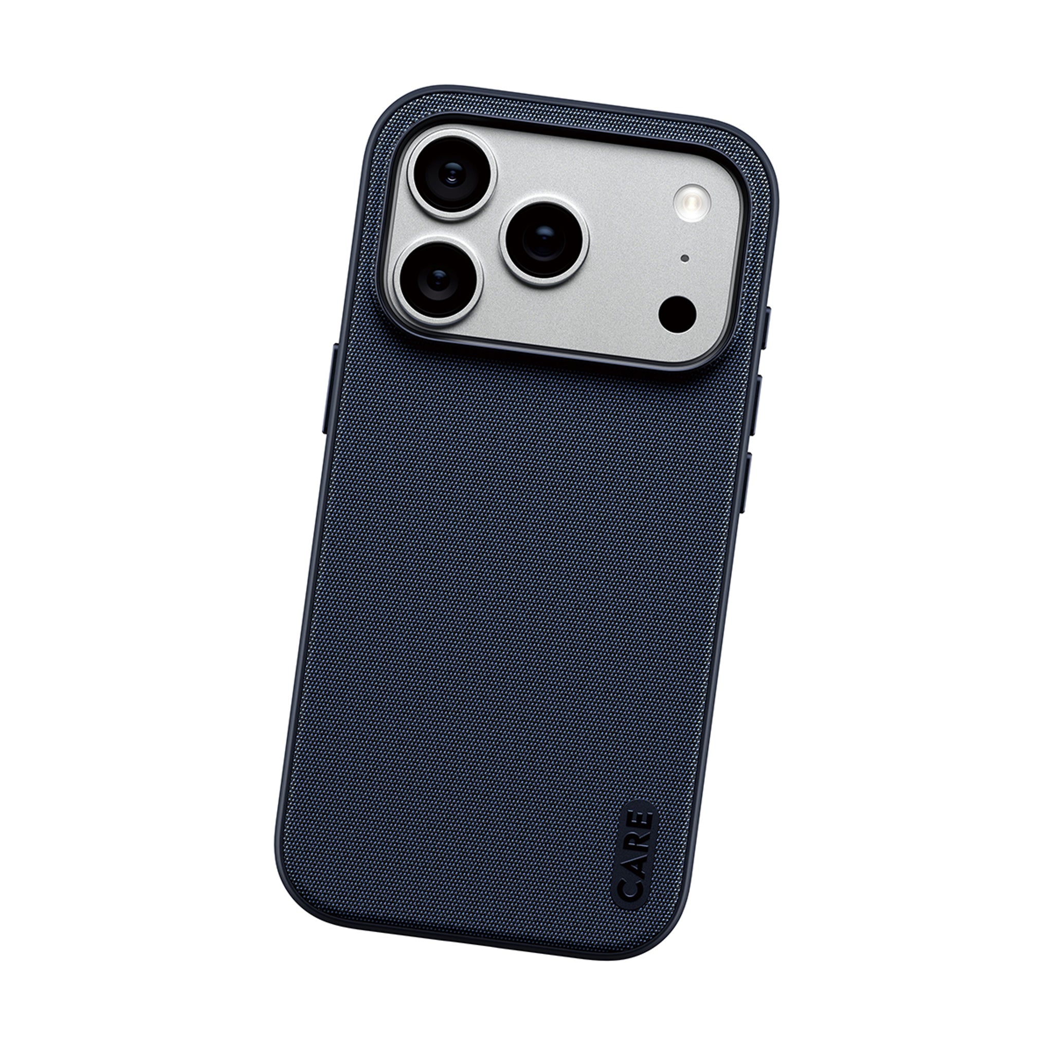 CARE™ by PanzerGlass® Fusion Fabric Case Blue w. MagSafe iPhone 18 Pro | 17 Pro