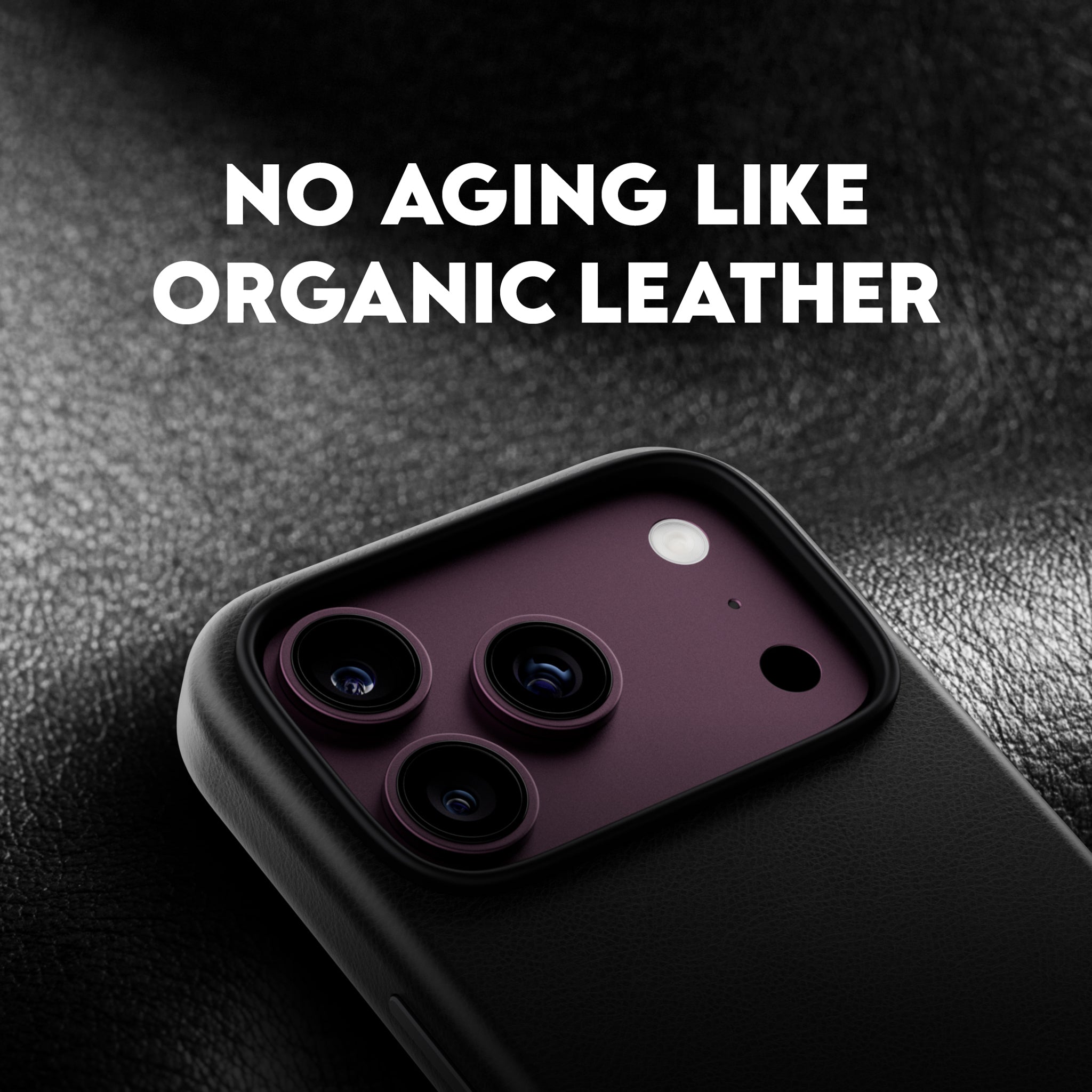 CARE™ by PanzerGlass® Solo Vegan Leather Case Black w. MagSafe iPhone 18 Pro | 17 Pro