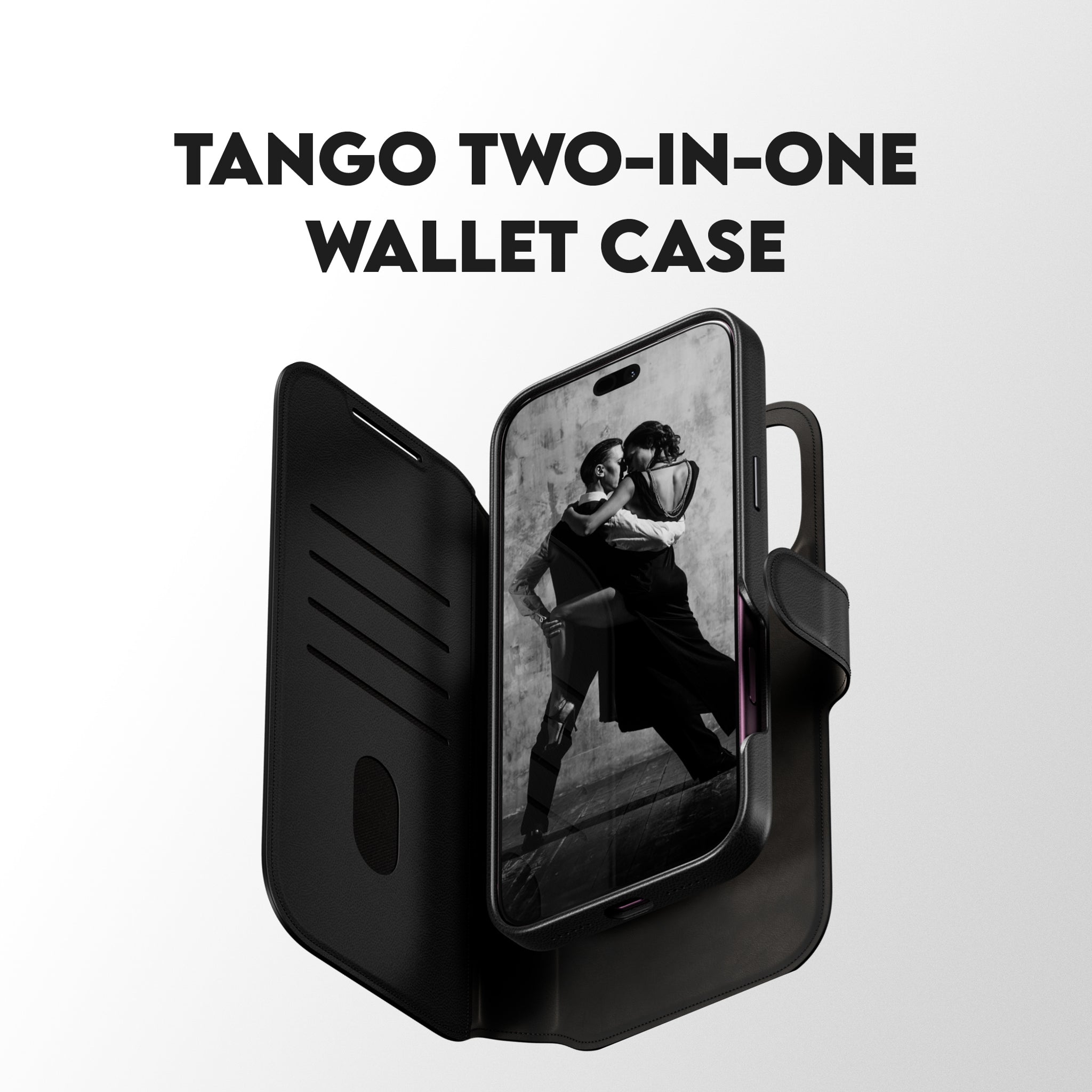 CARE™ by PanzerGlass® Tango 2-in-1 Wallet Case Black w. MagSafe iPhone 18 Pro Max | 17 Pro Max
