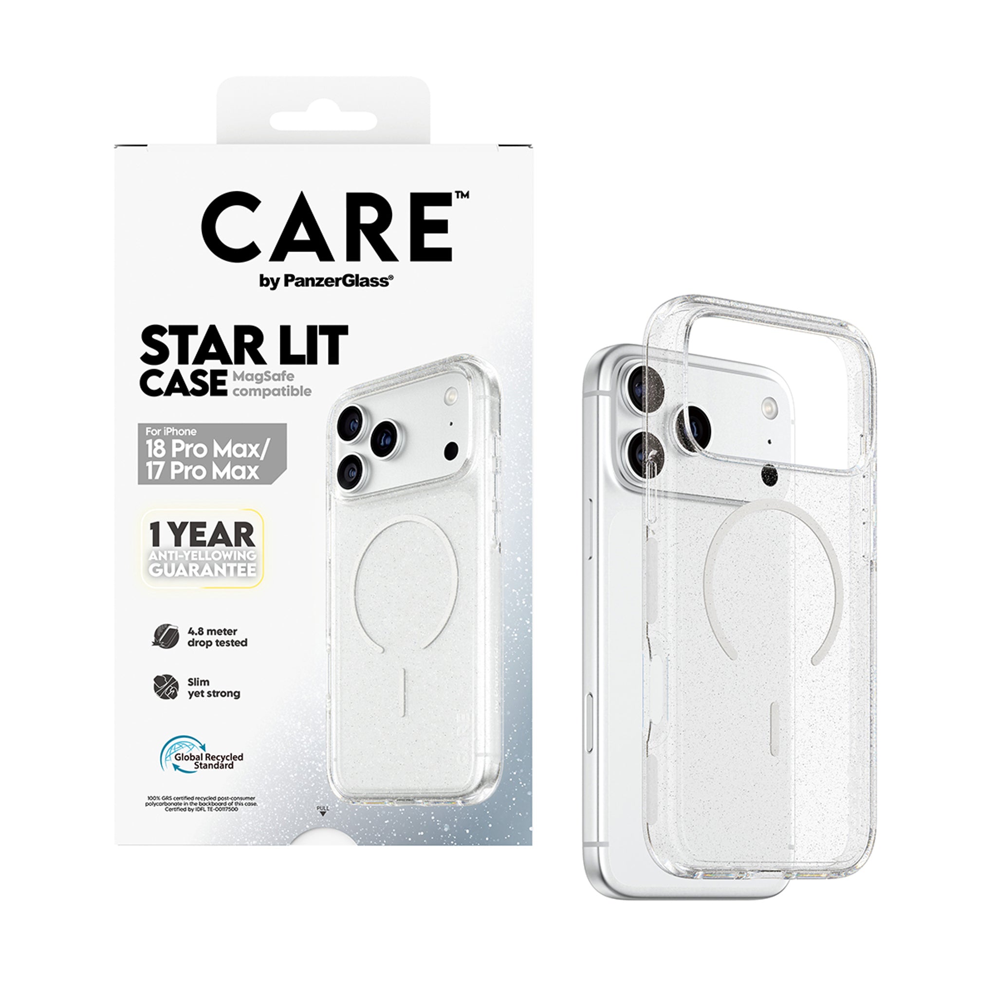 CARE™ by PanzerGlass® Star Lit Case w. MagSafe iPhone 18 Pro Max | 17 Pro Max