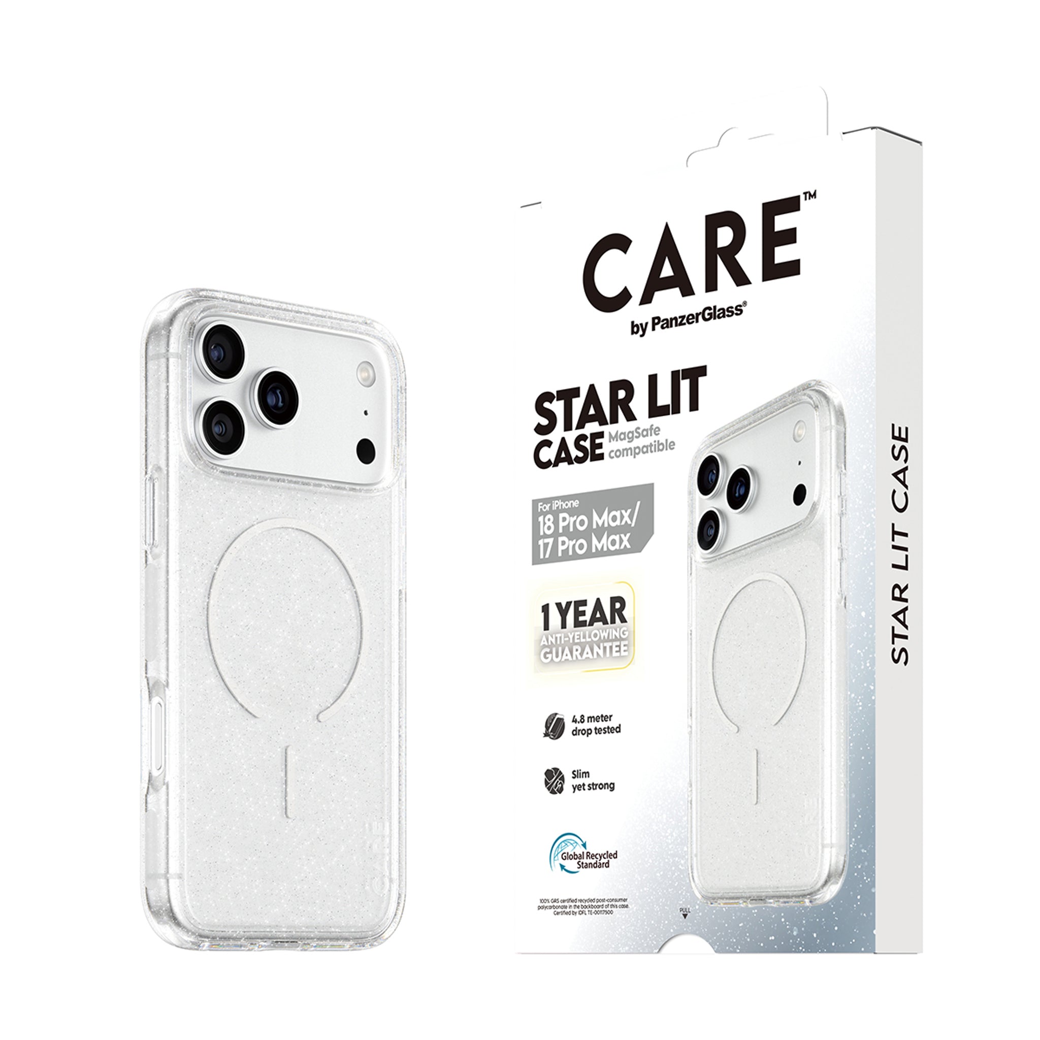 CARE™ by PanzerGlass® Star Lit Case w. MagSafe iPhone 18 Pro Max | 17 Pro Max