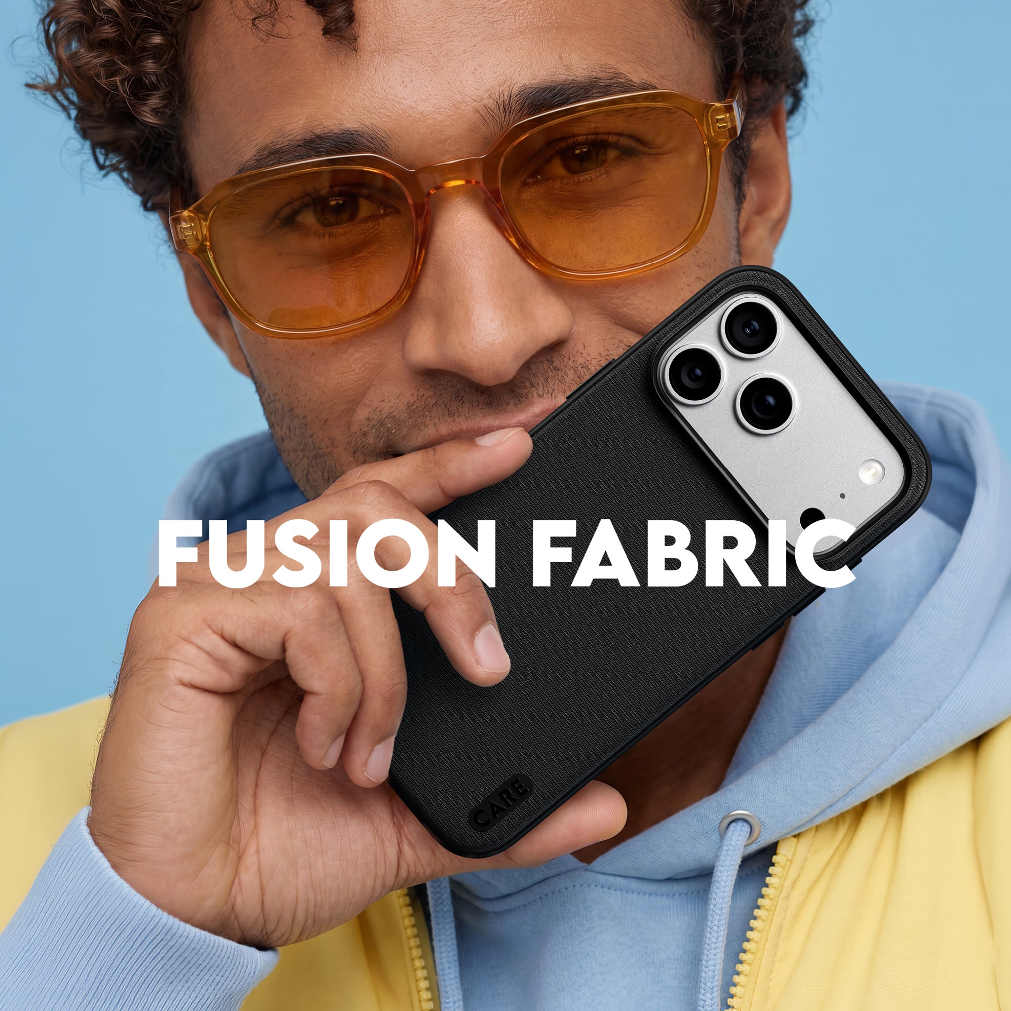 CARE™ by PanzerGlass® Fusion Fabric Case Black w. MagSafe iPhone 18 Pro Max | 17 Pro Max